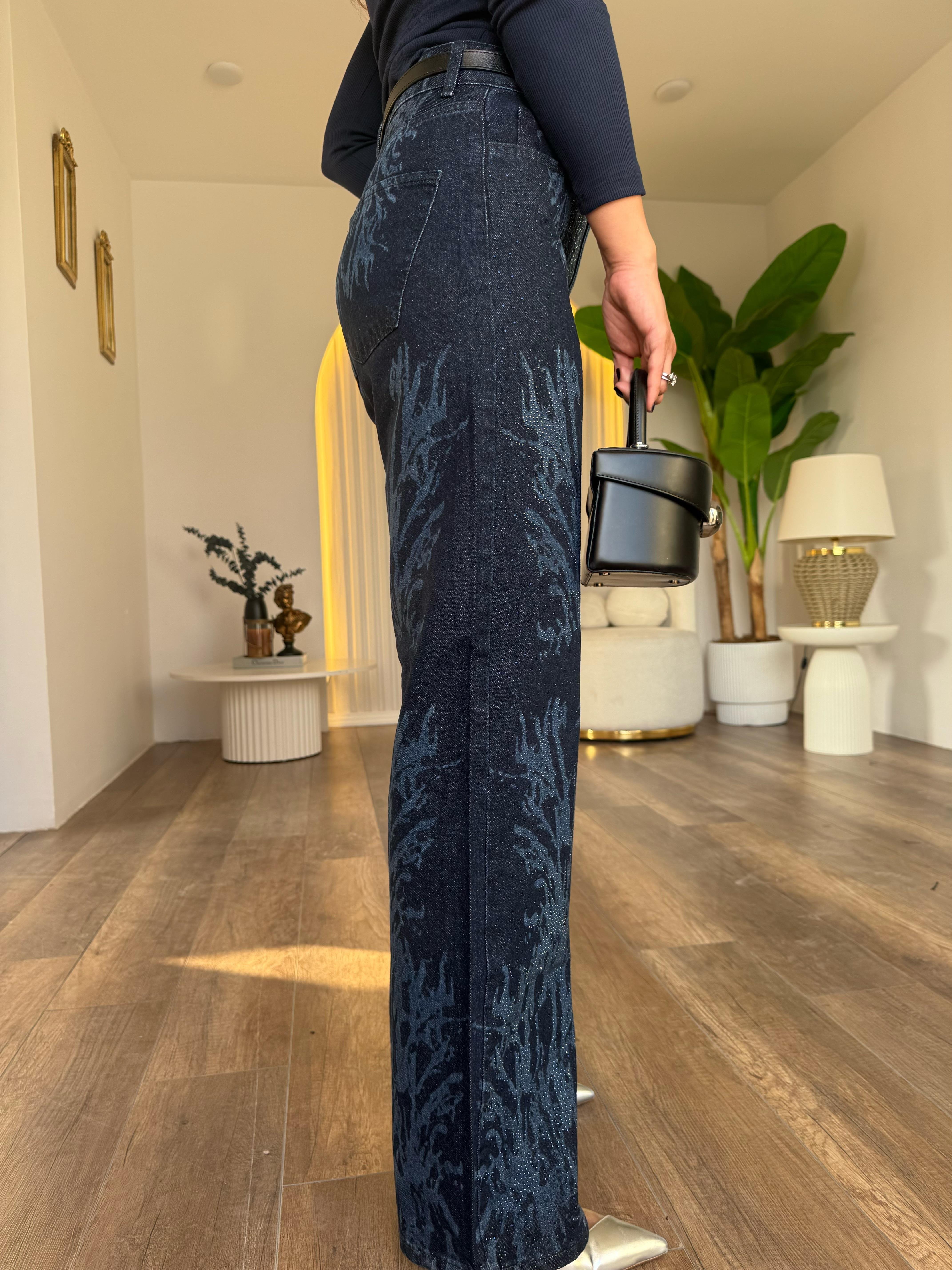11080 Taşlı Premium Jean