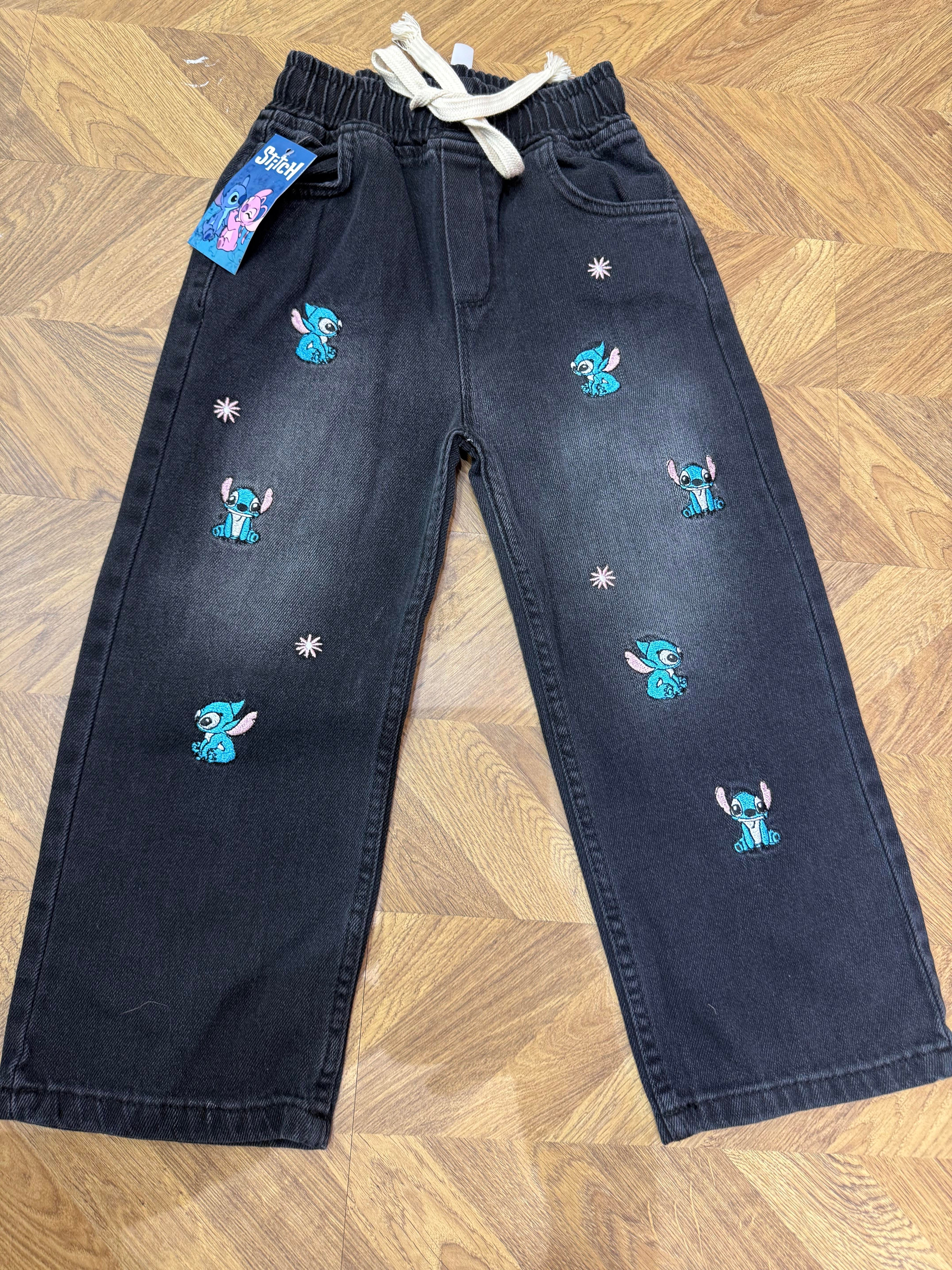 11118 Kids Stitich Baskılı Pantolon 5-12 Yaş