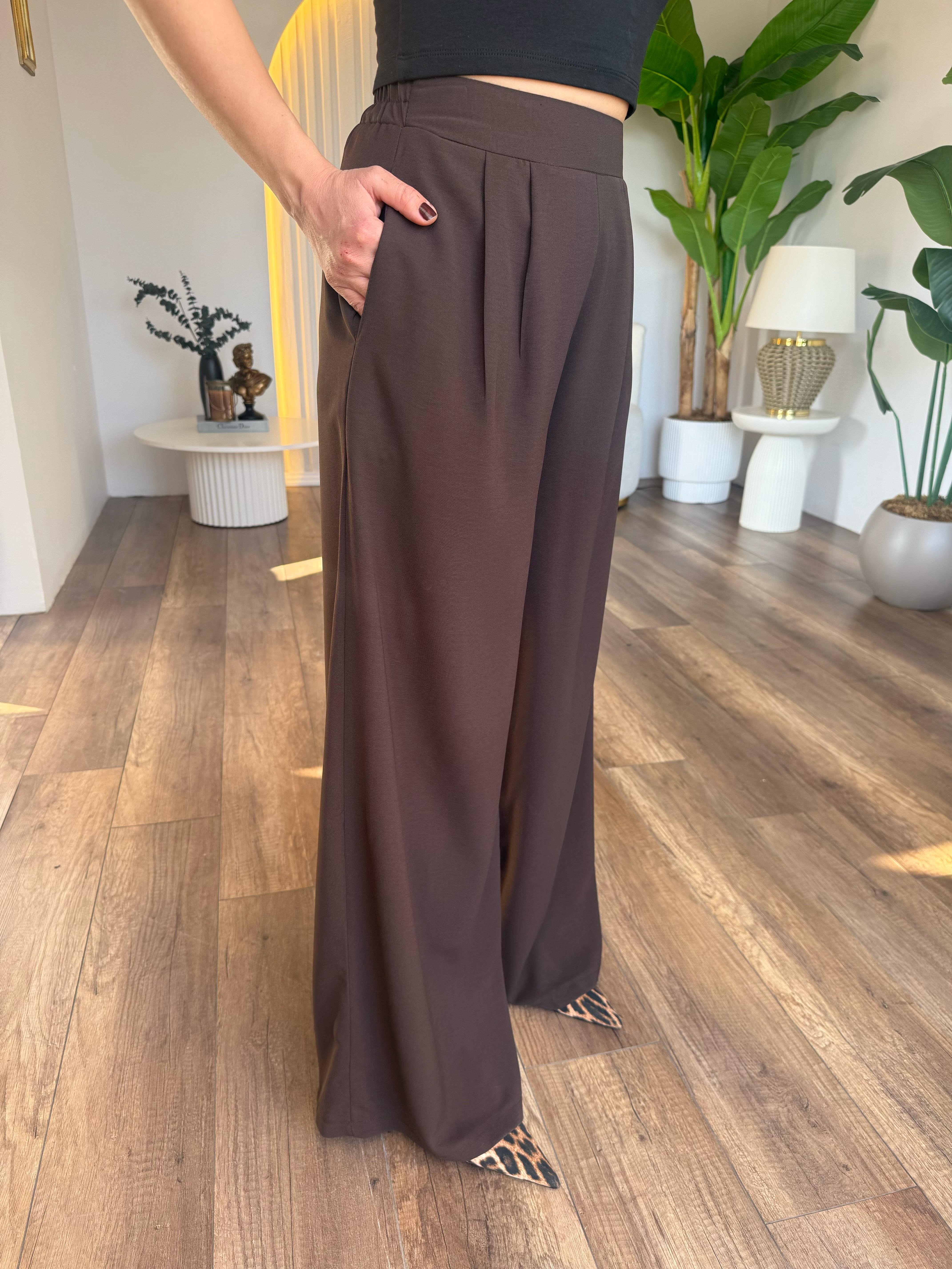11168 Beli Bağlamalı Pantolon Takım