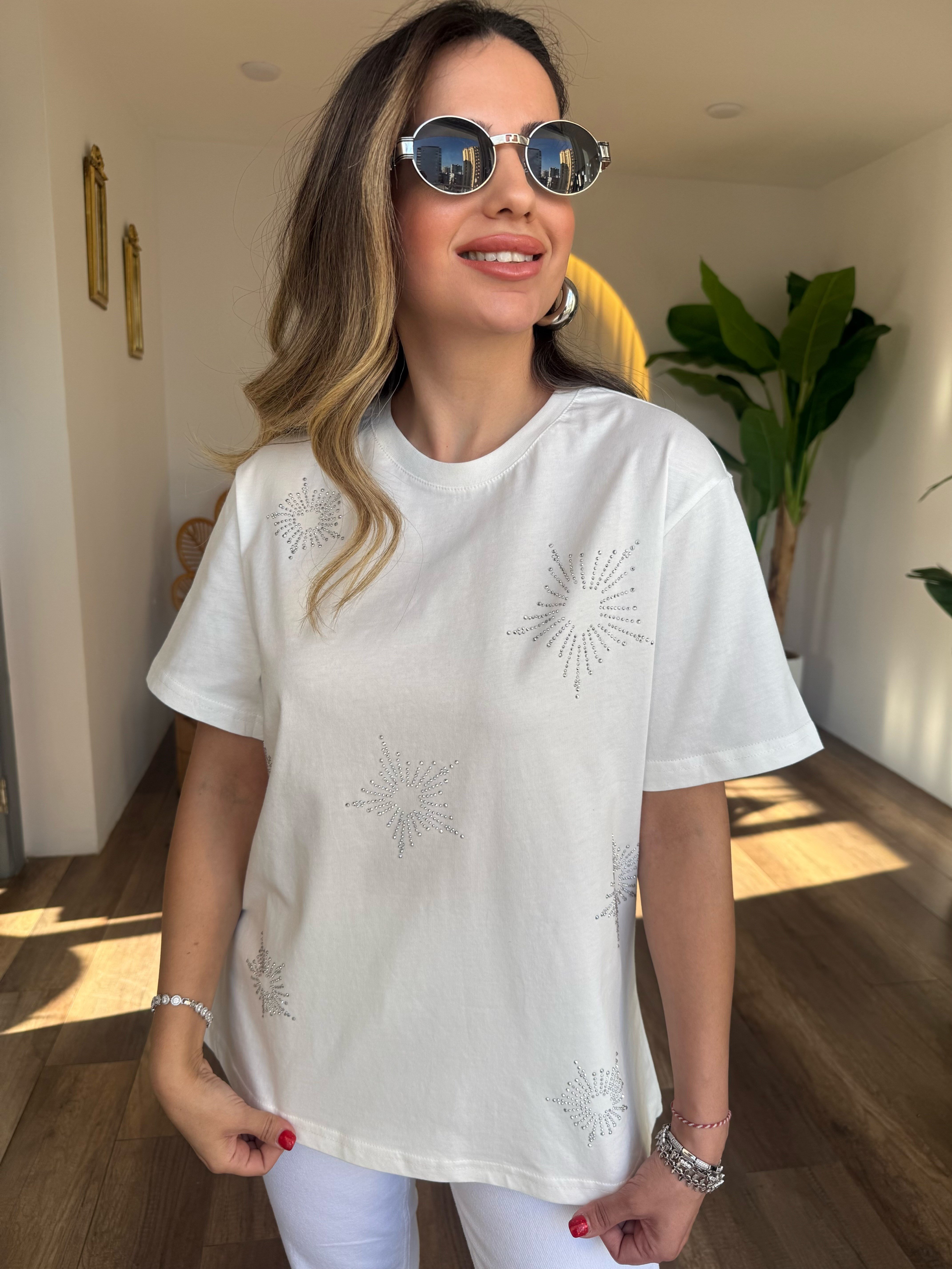 11292 Yıldız Taşlı Orj Tshirt