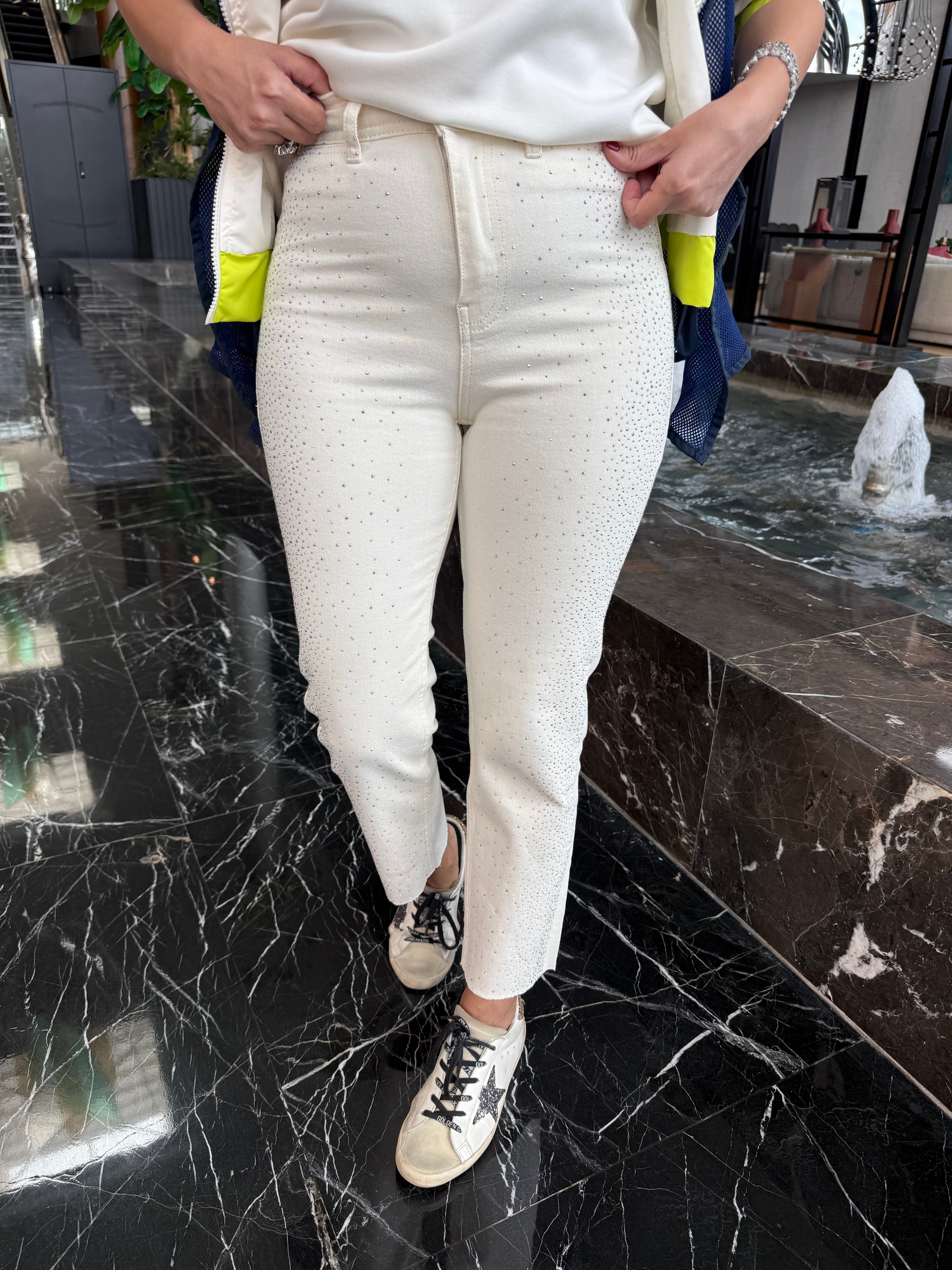 11440 Serpme Taşlı Relax Jean