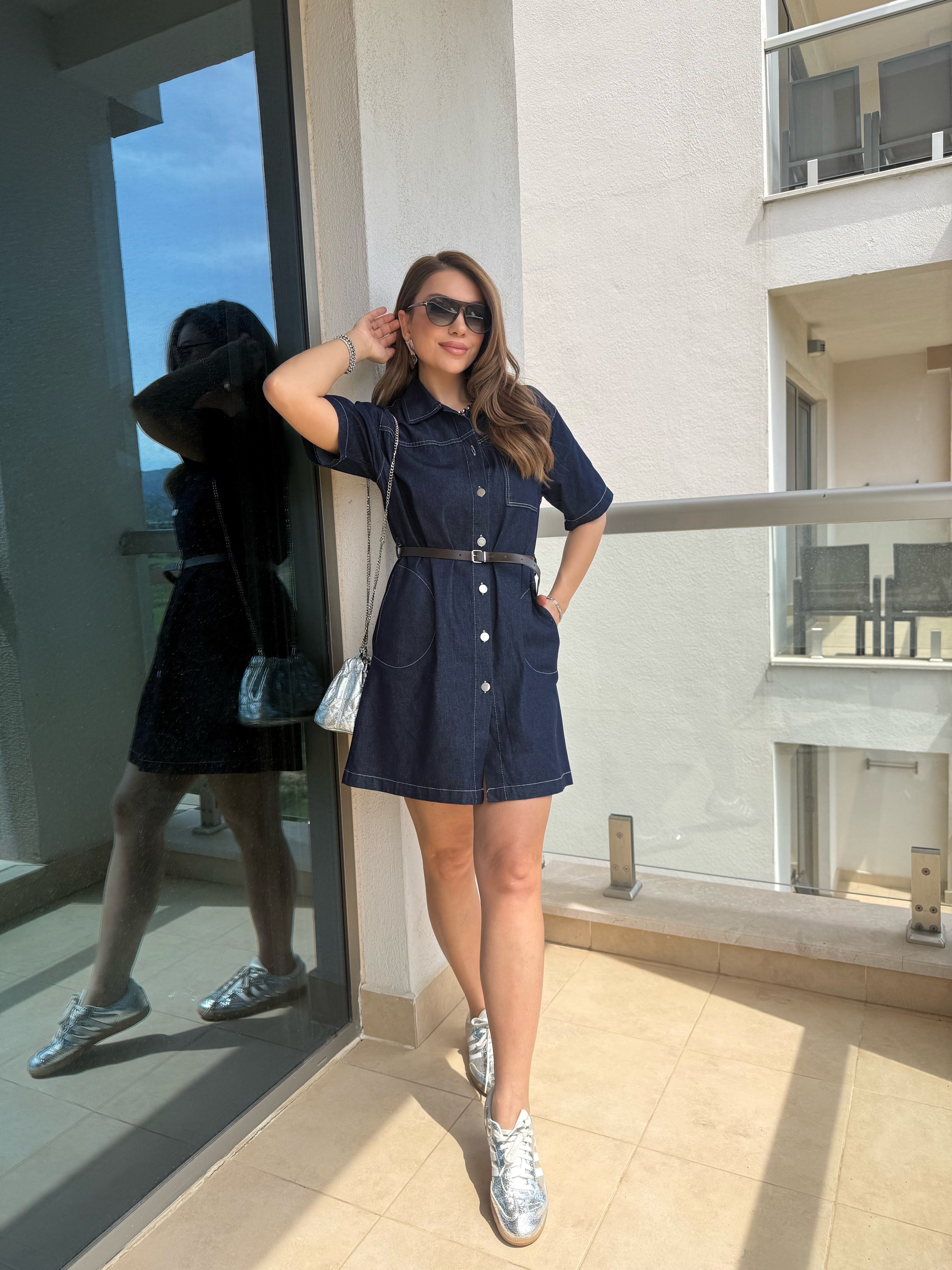11533 Kemerli Elbise