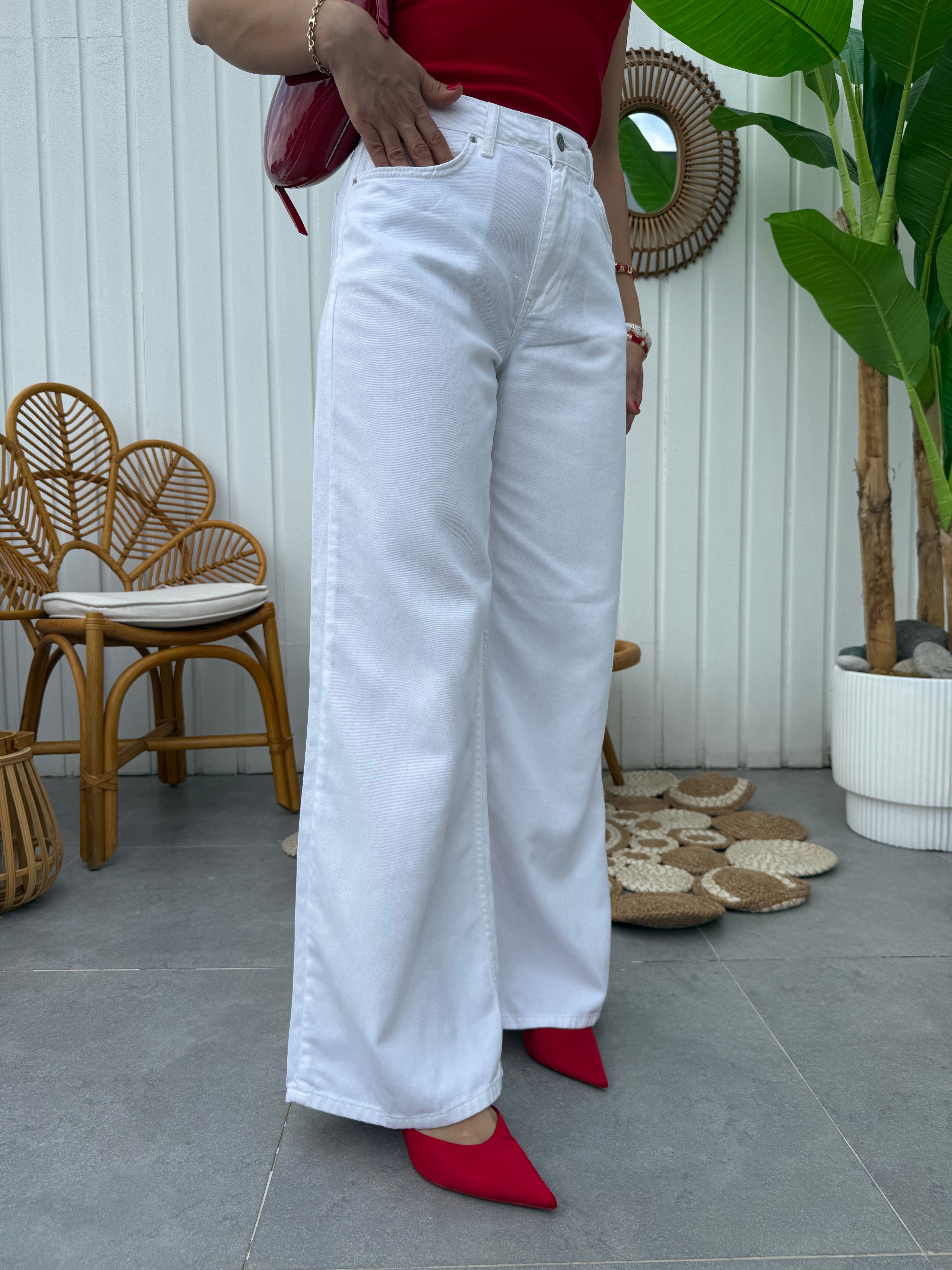 11649 Geniş Paça Pantolon