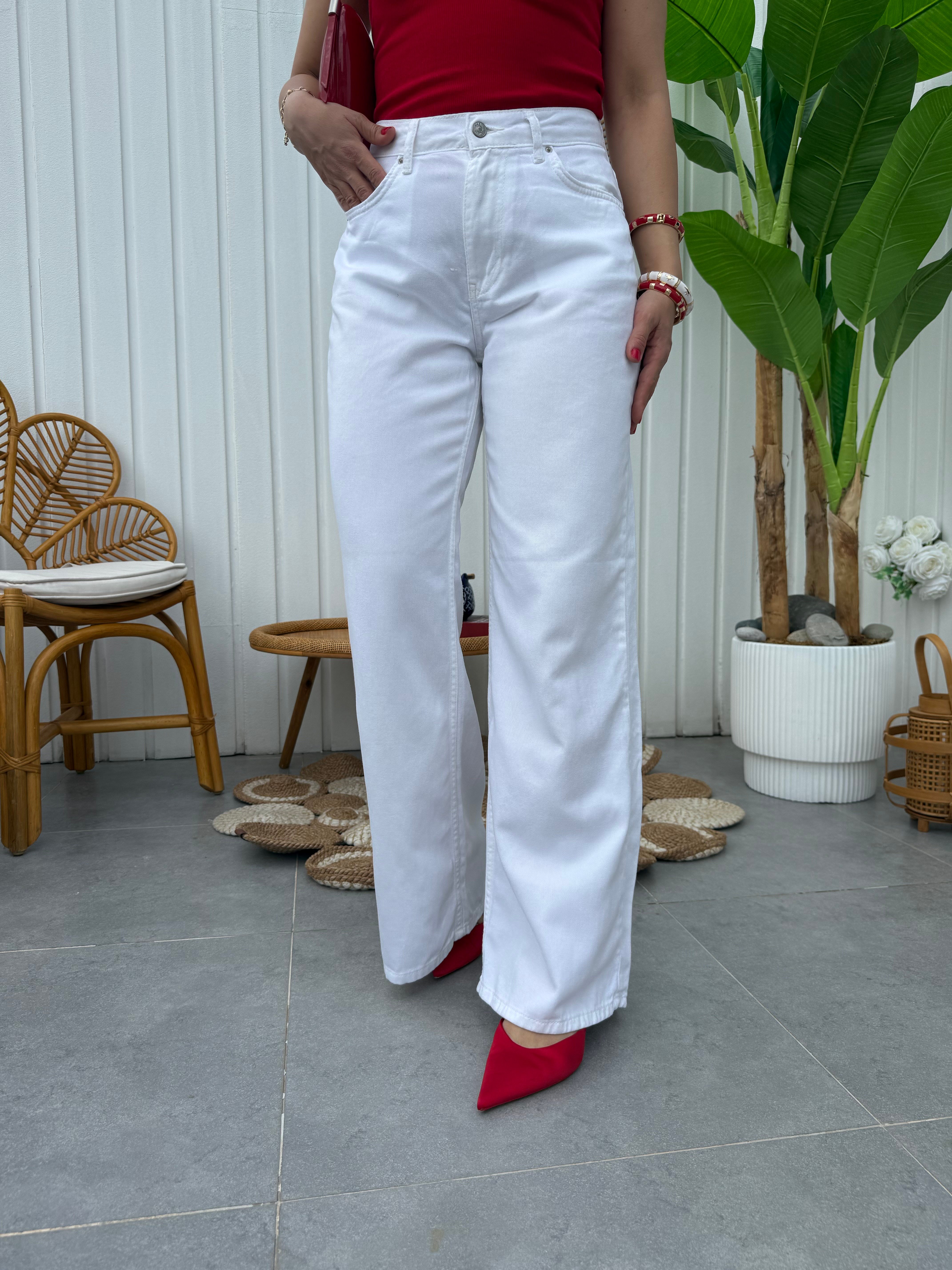 11649 Geniş Paça Pantolon