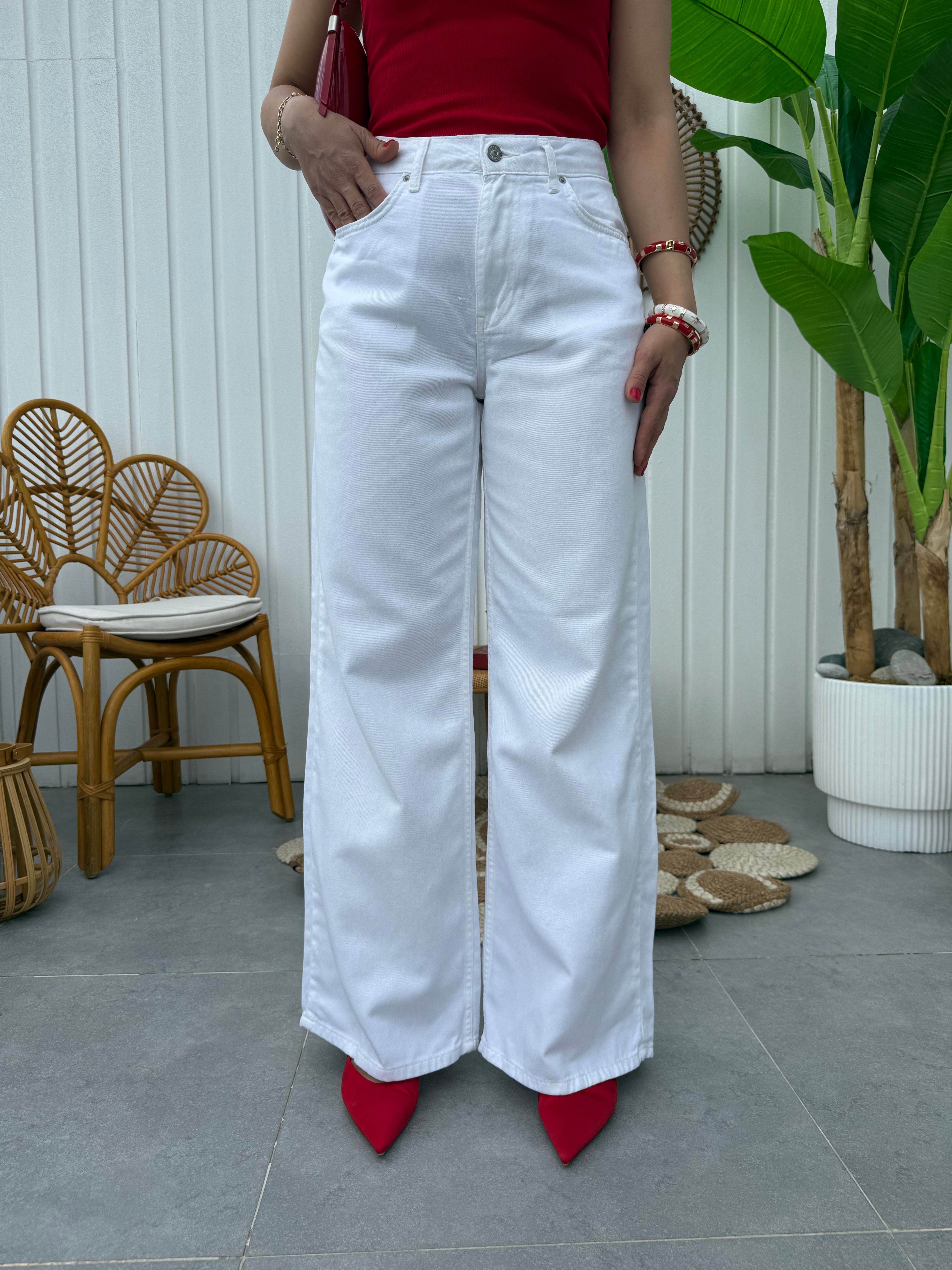 11649 Geniş Paça Pantolon
