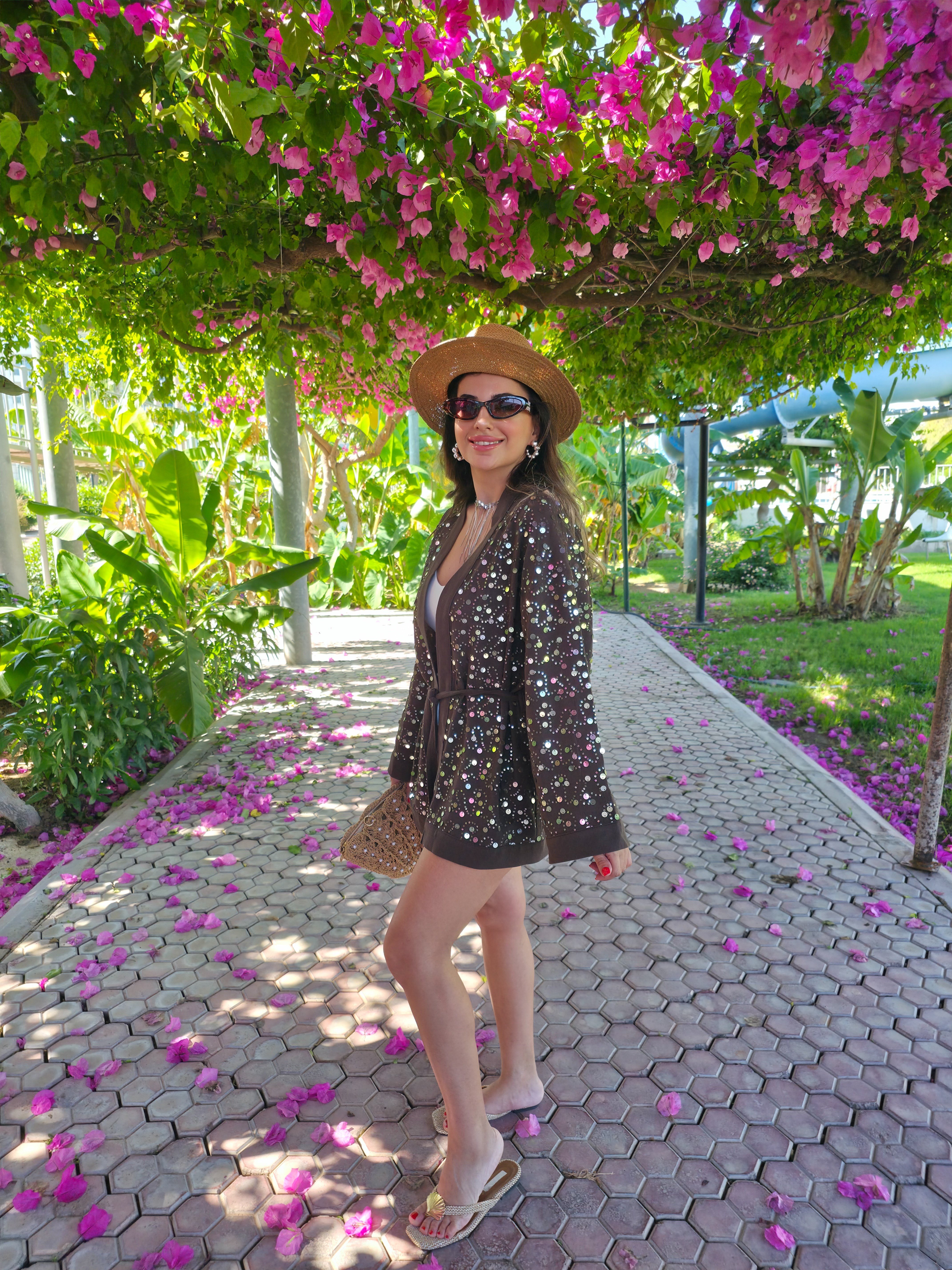 11915 Pul Detaylı Premium Kimono