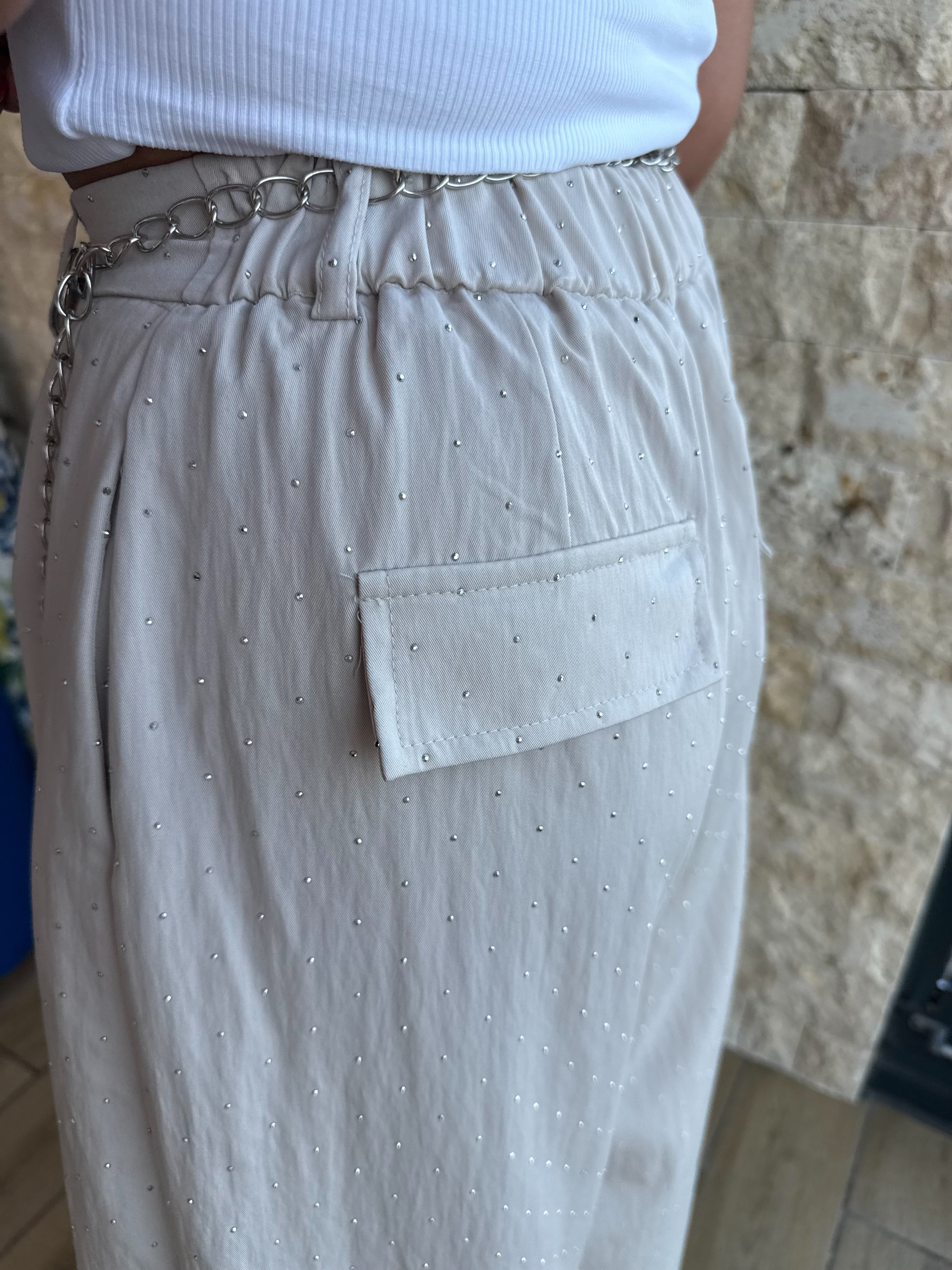 12103 Taşlı Pantolon