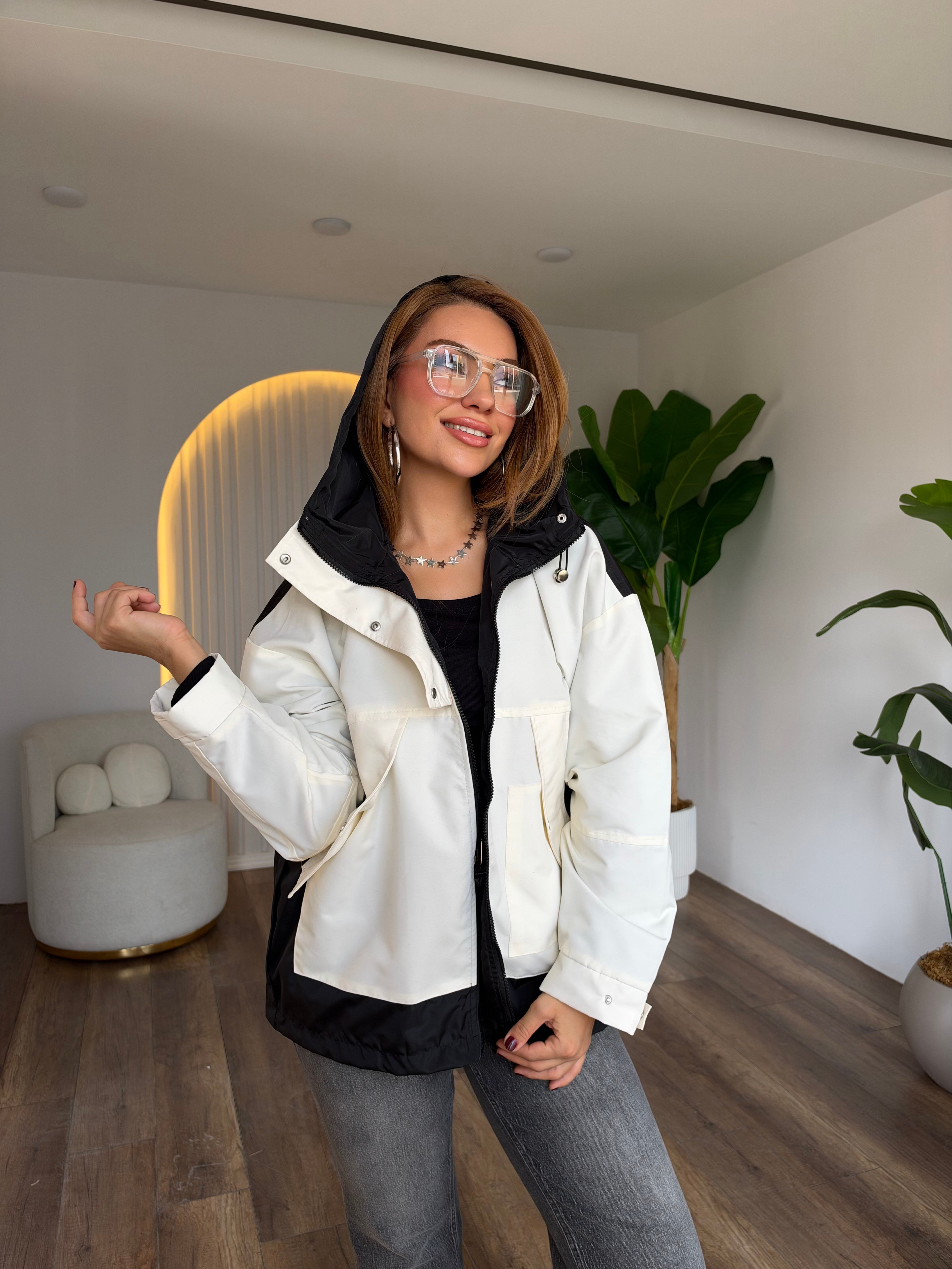 12149 Denim Detaylı Ceket