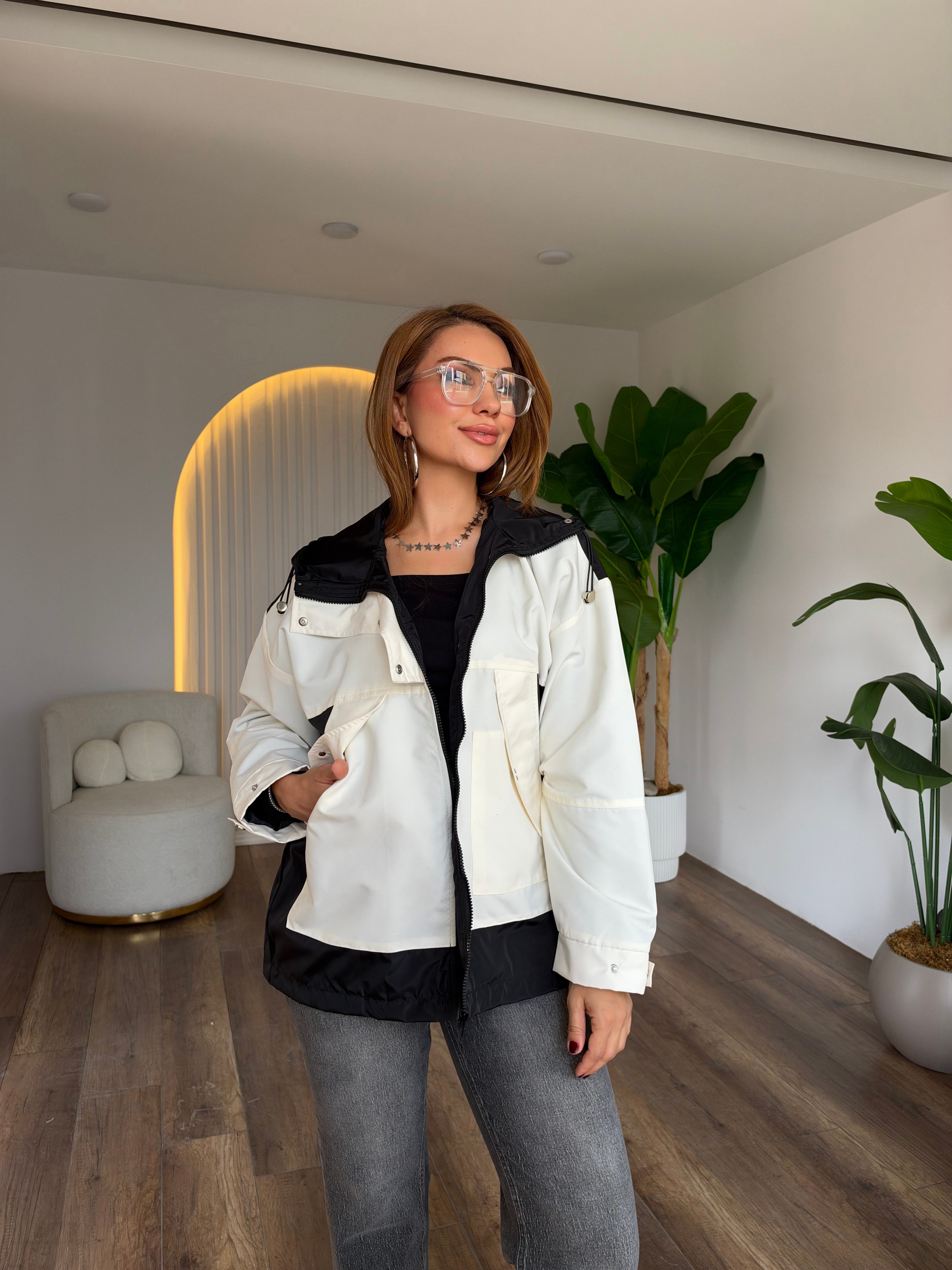 12149 Denim Detaylı Ceket