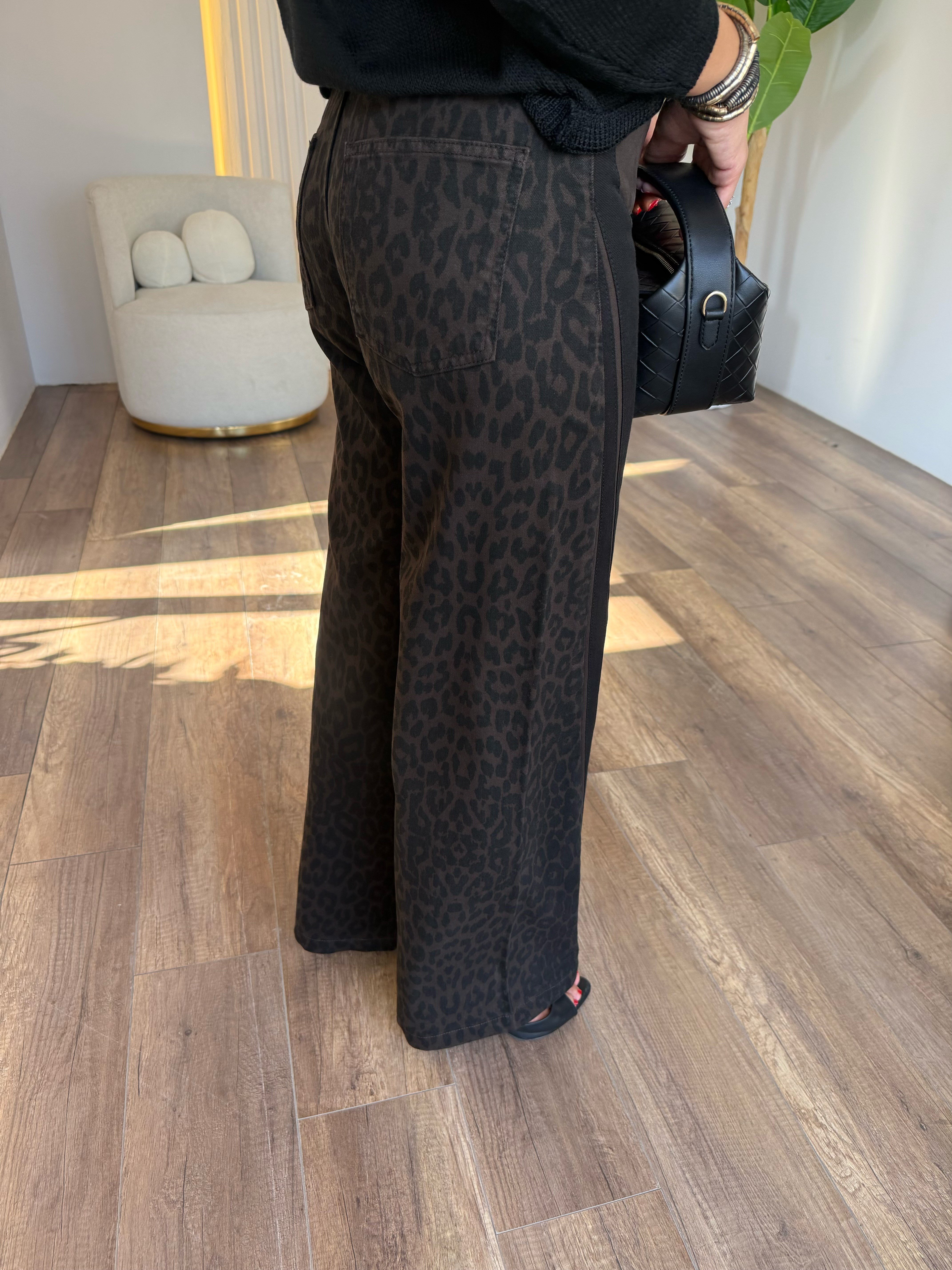 12151 Leopar Detaylı Orj Jean