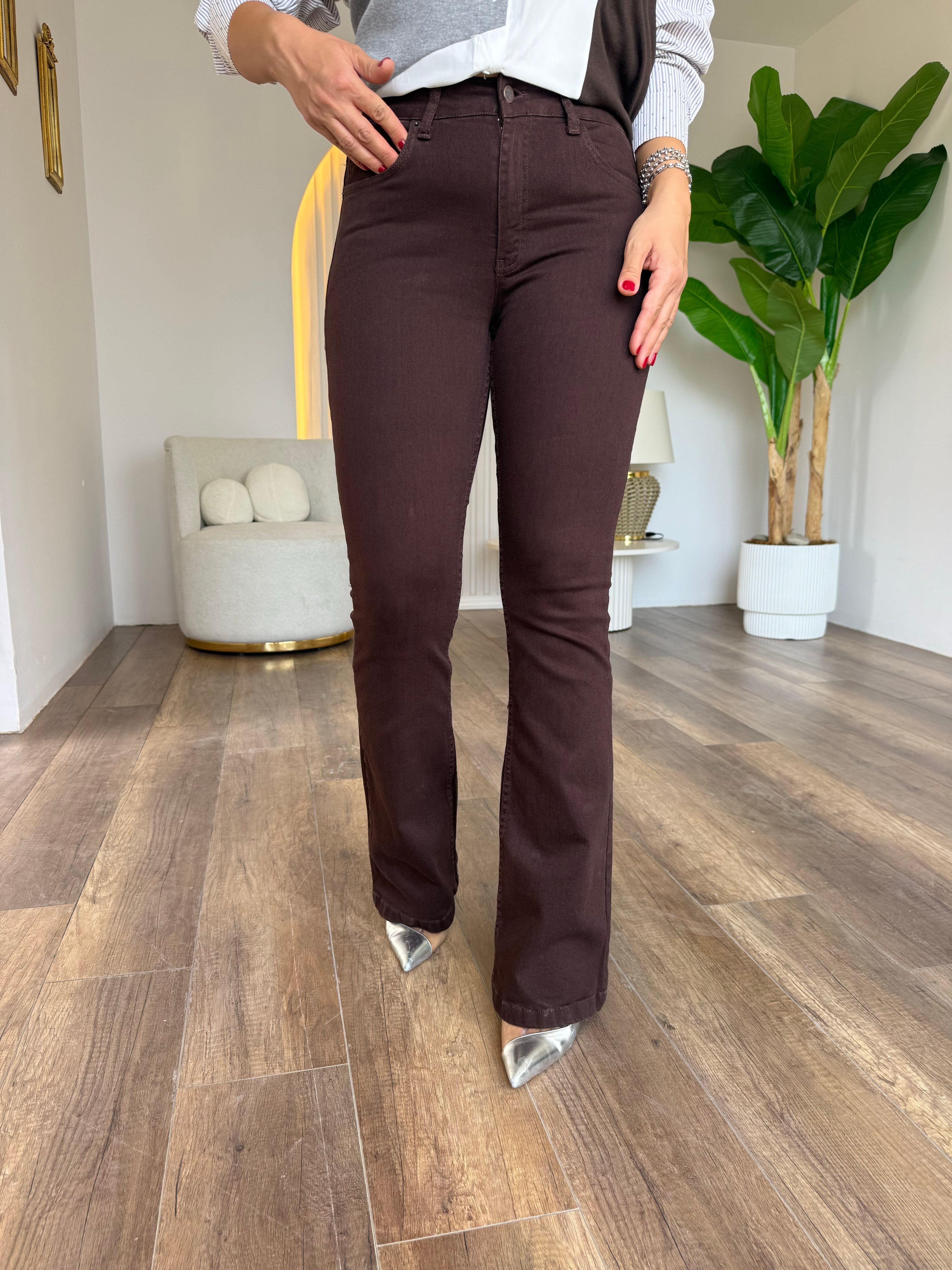 12226 İspanyol Skinny Kot Pantolon