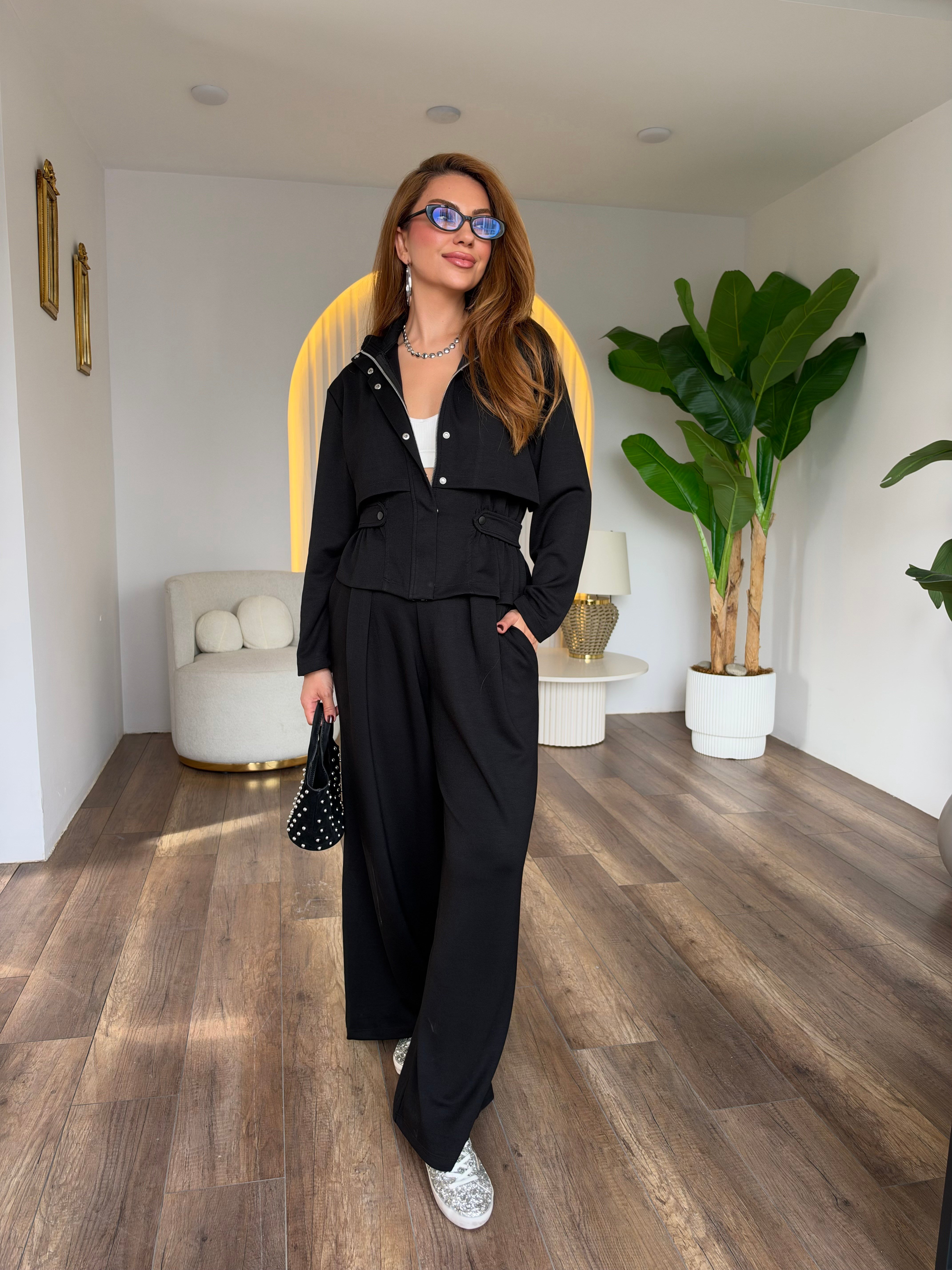 12302 Ceketli Moda Takım