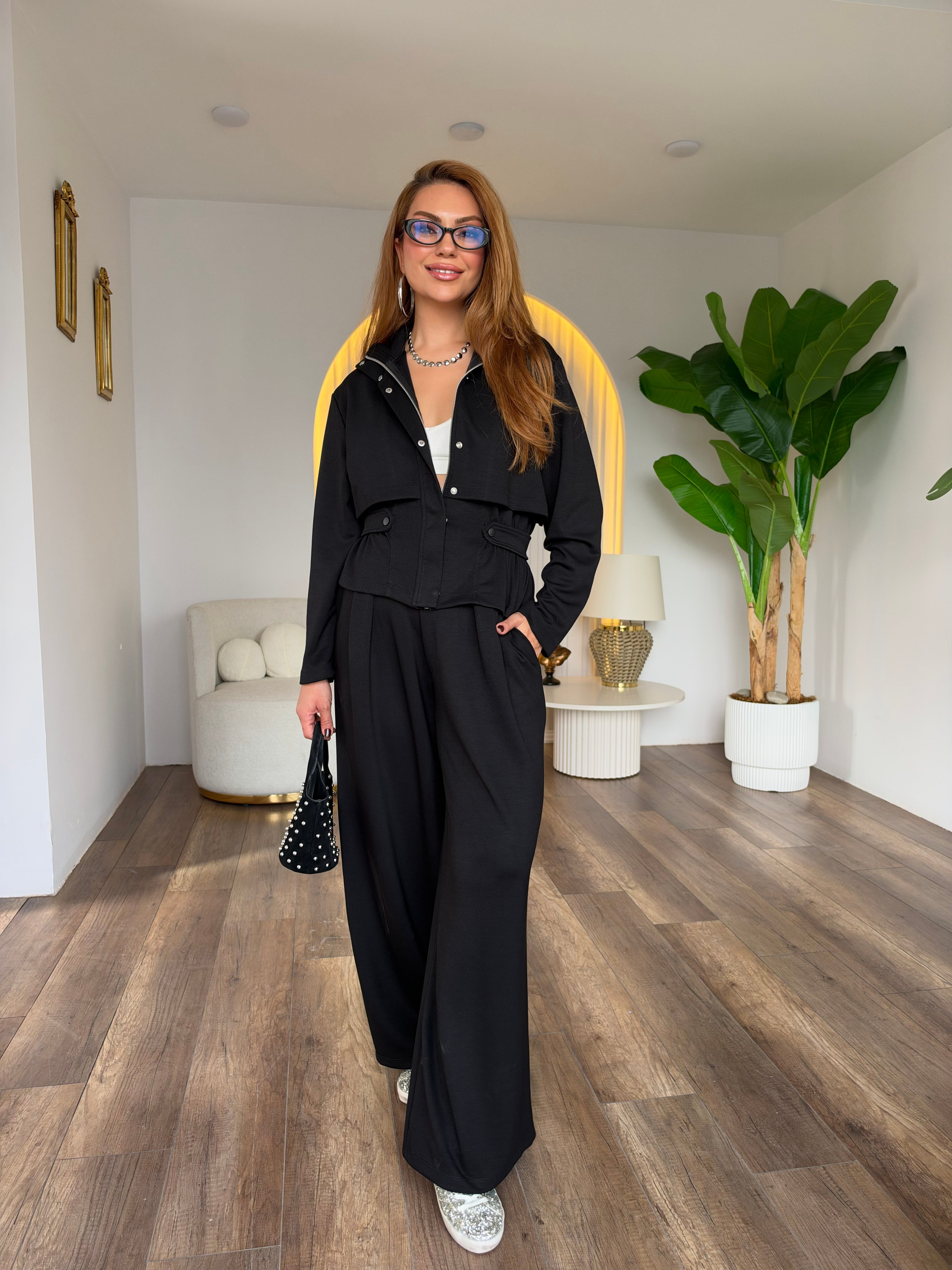 12302 Ceketli Moda Takım