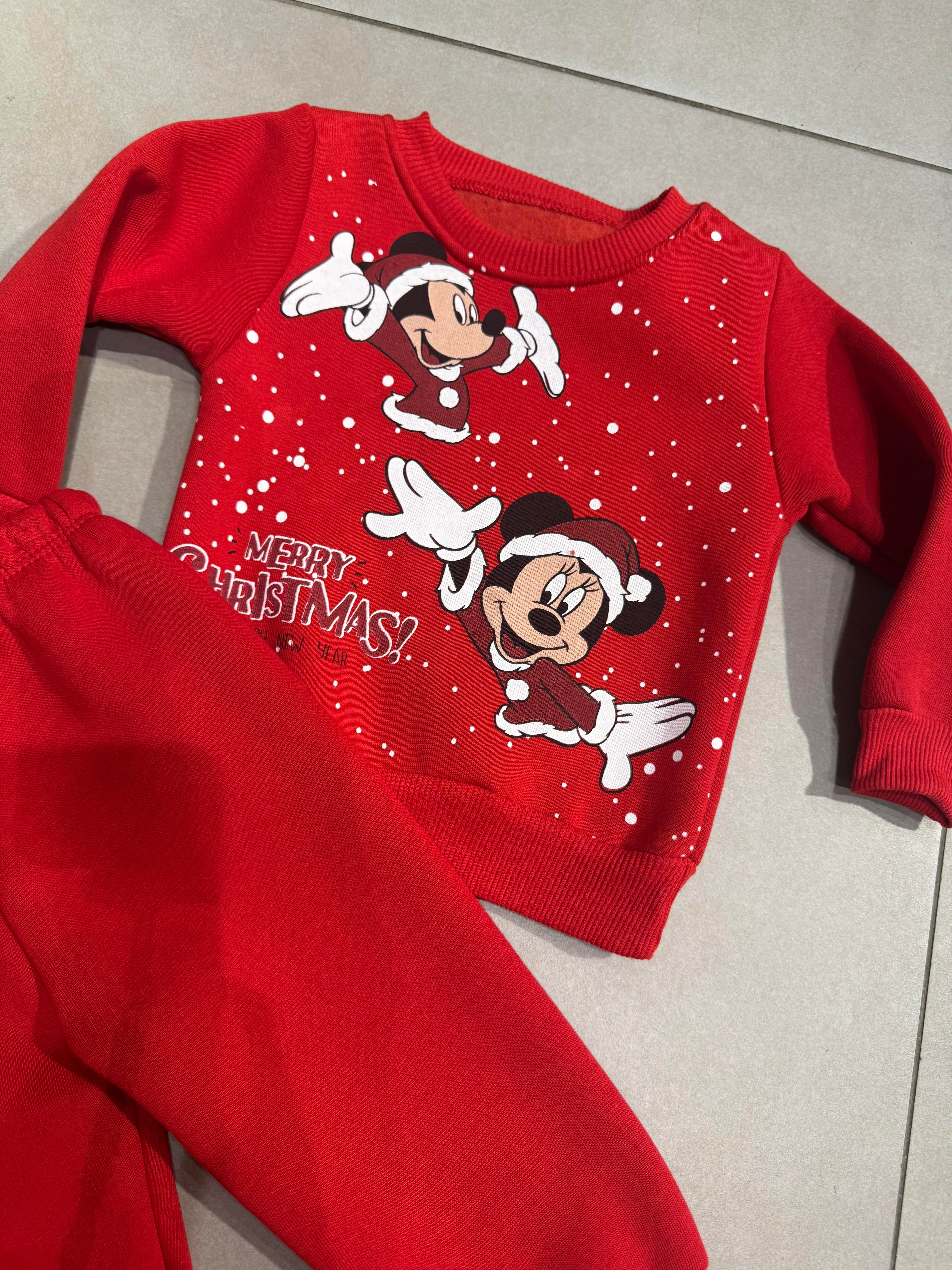 7103 Kids Kırmızı Mickey Takım 1-3 yaş