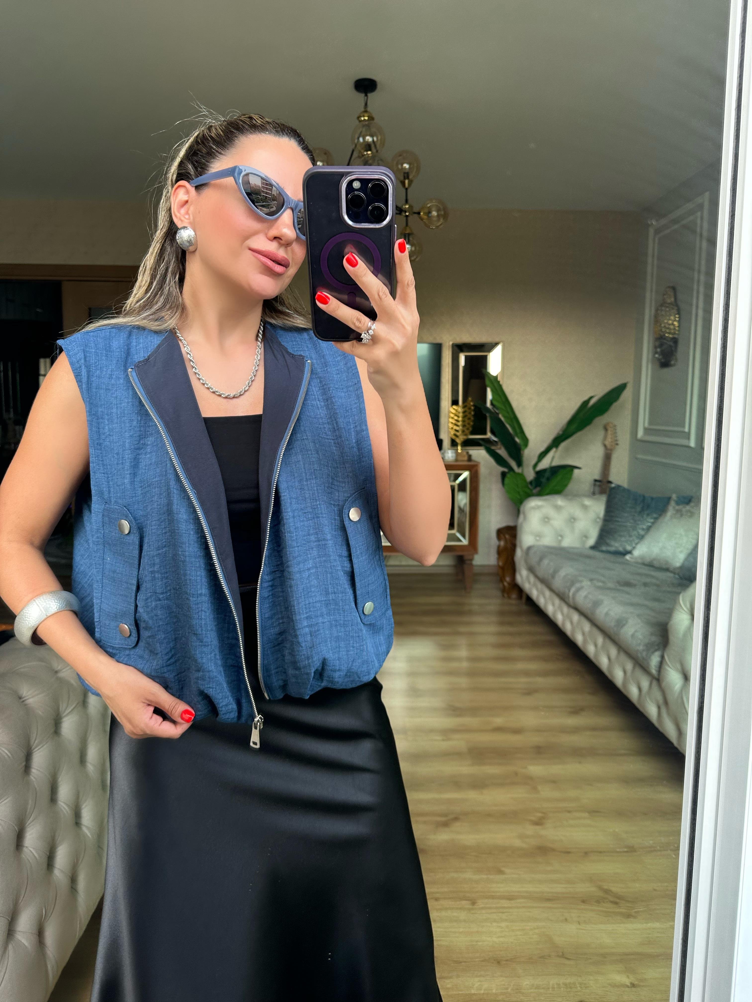 8447  Çift Cepli Yelek