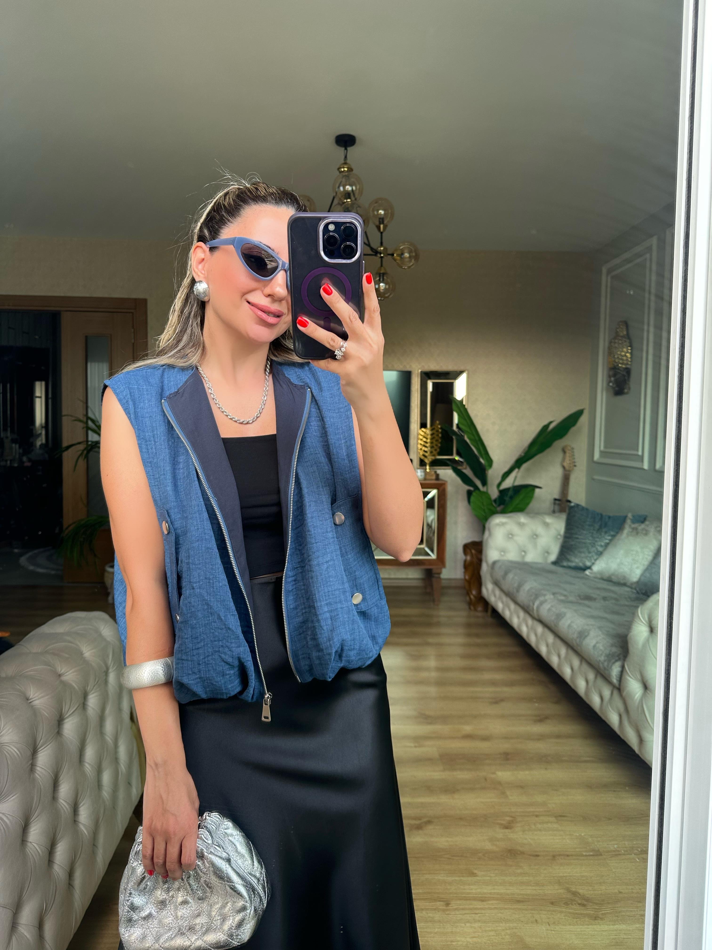 8447  Çift Cepli Yelek
