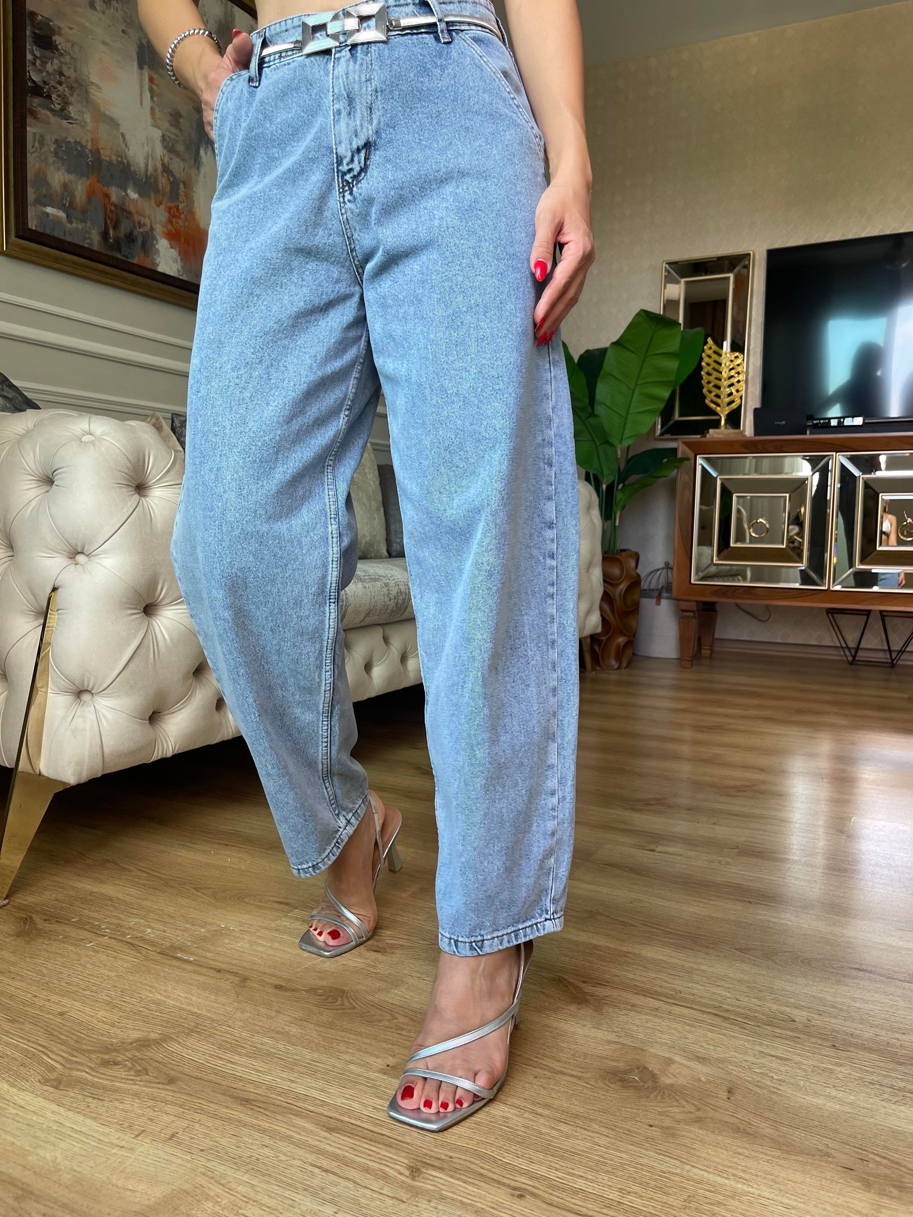 8503 Yan Cep Baggy Jeans