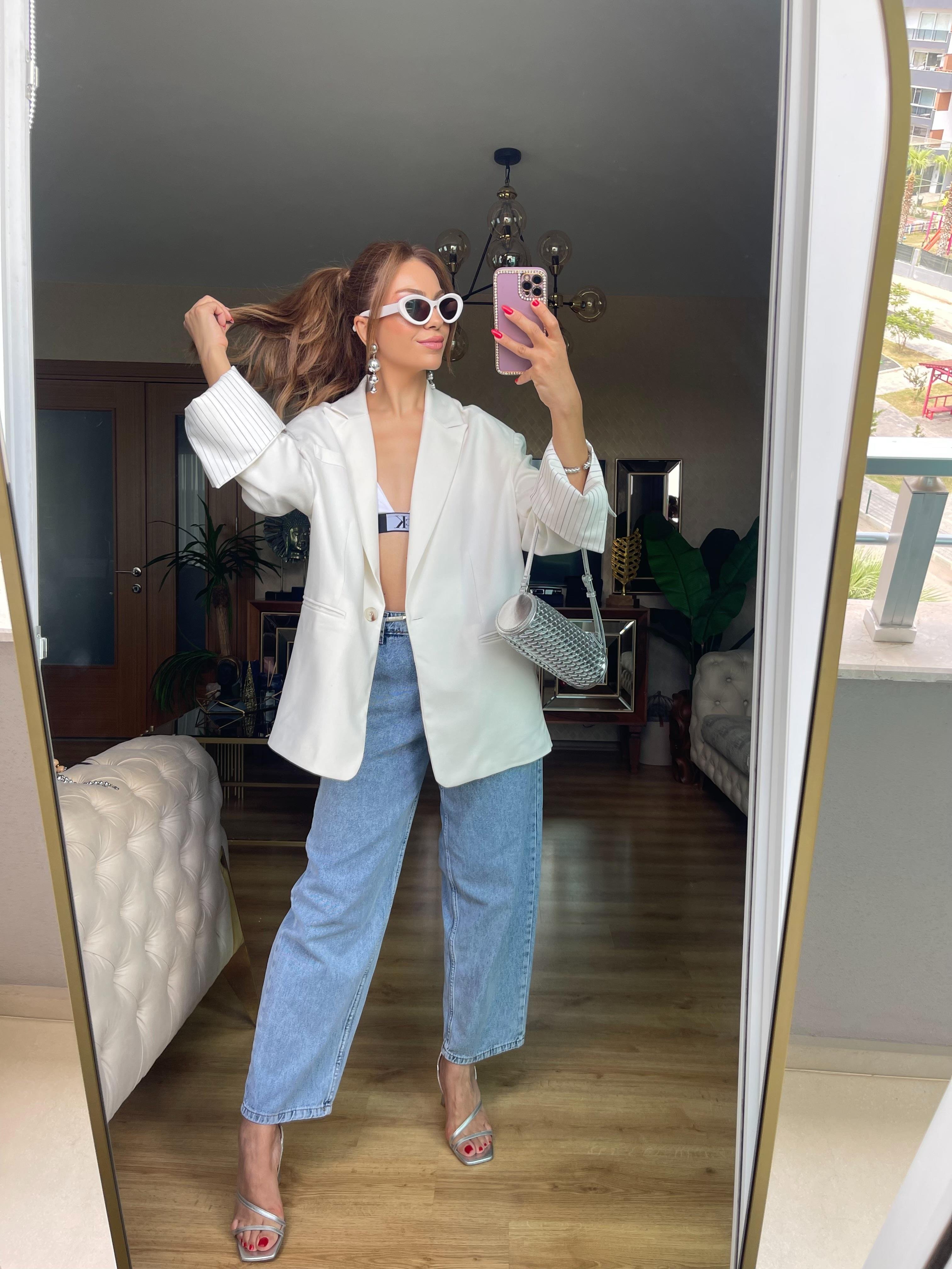 8506 Oversize Blazer Ceket