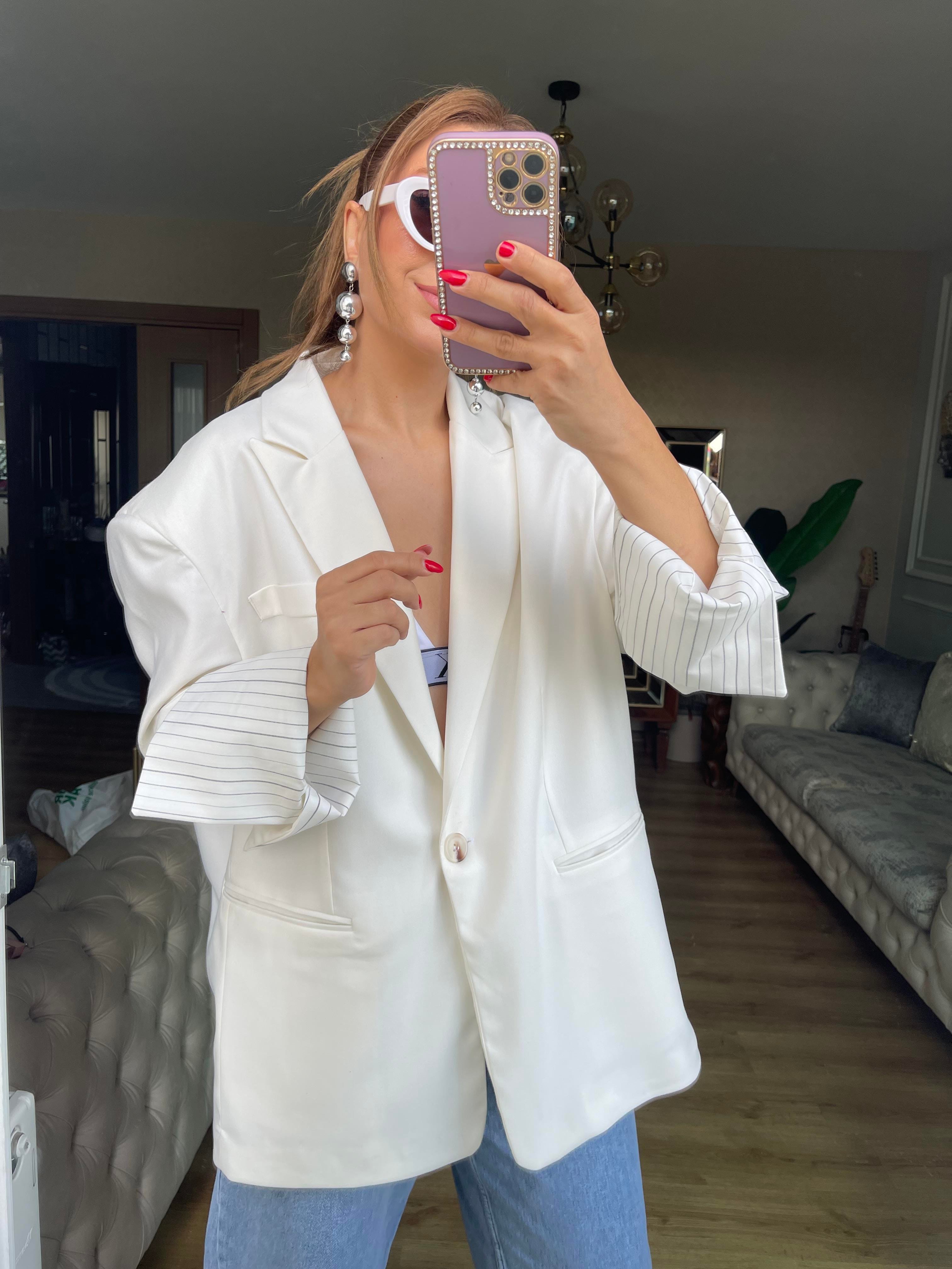 8506 Oversize Blazer Ceket