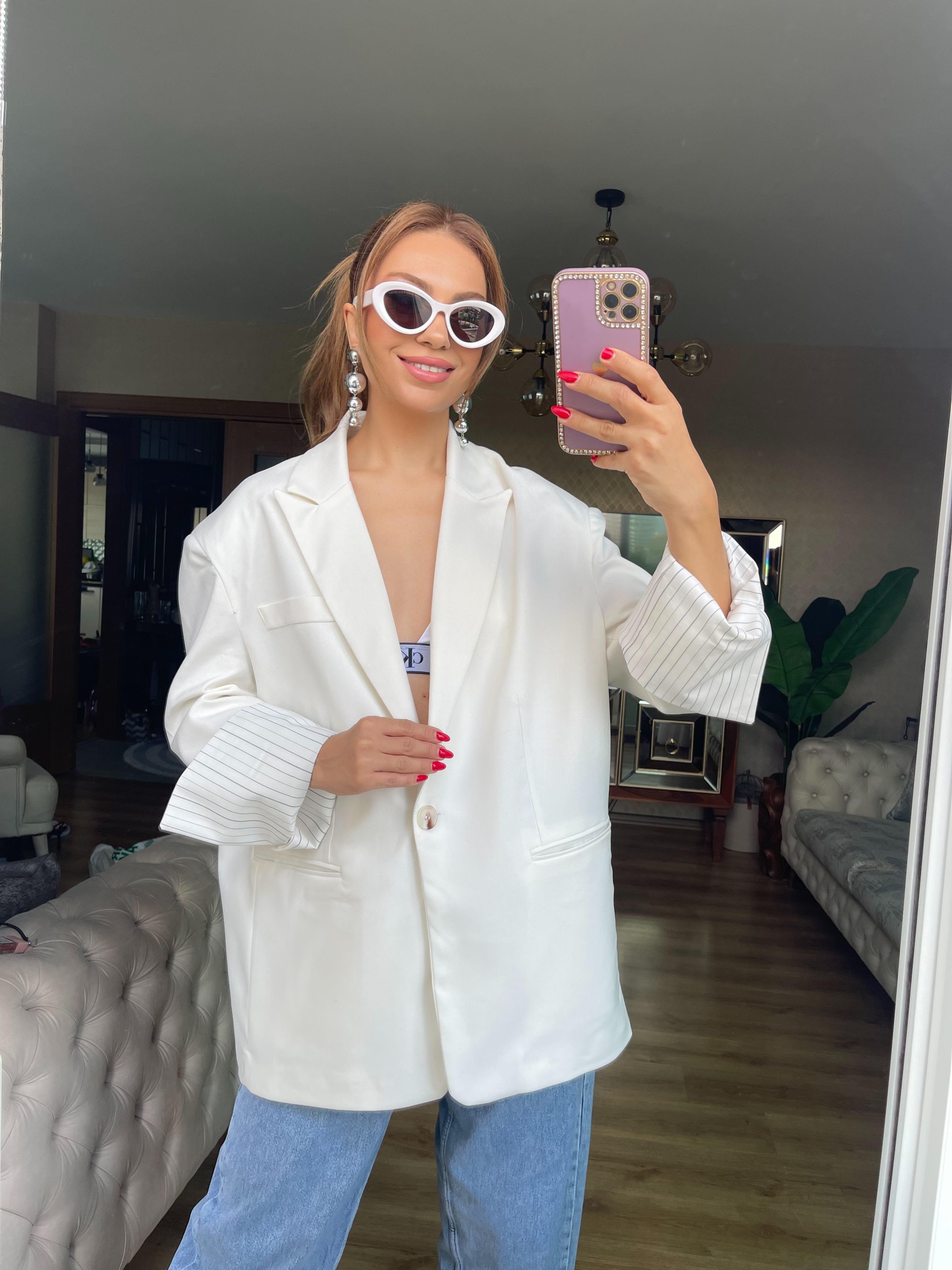 8506 Oversize Blazer Ceket