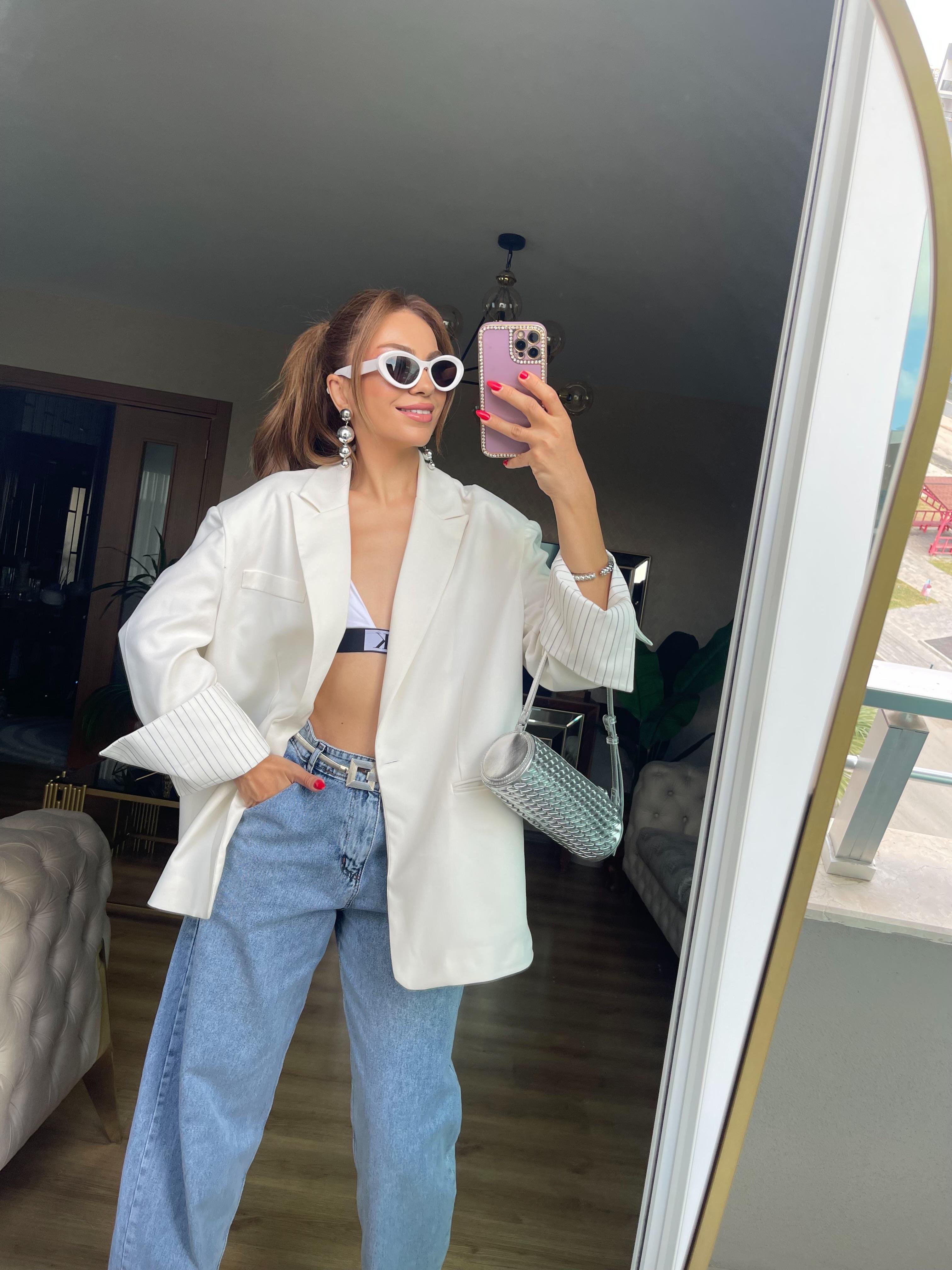 8506 Oversize Blazer Ceket