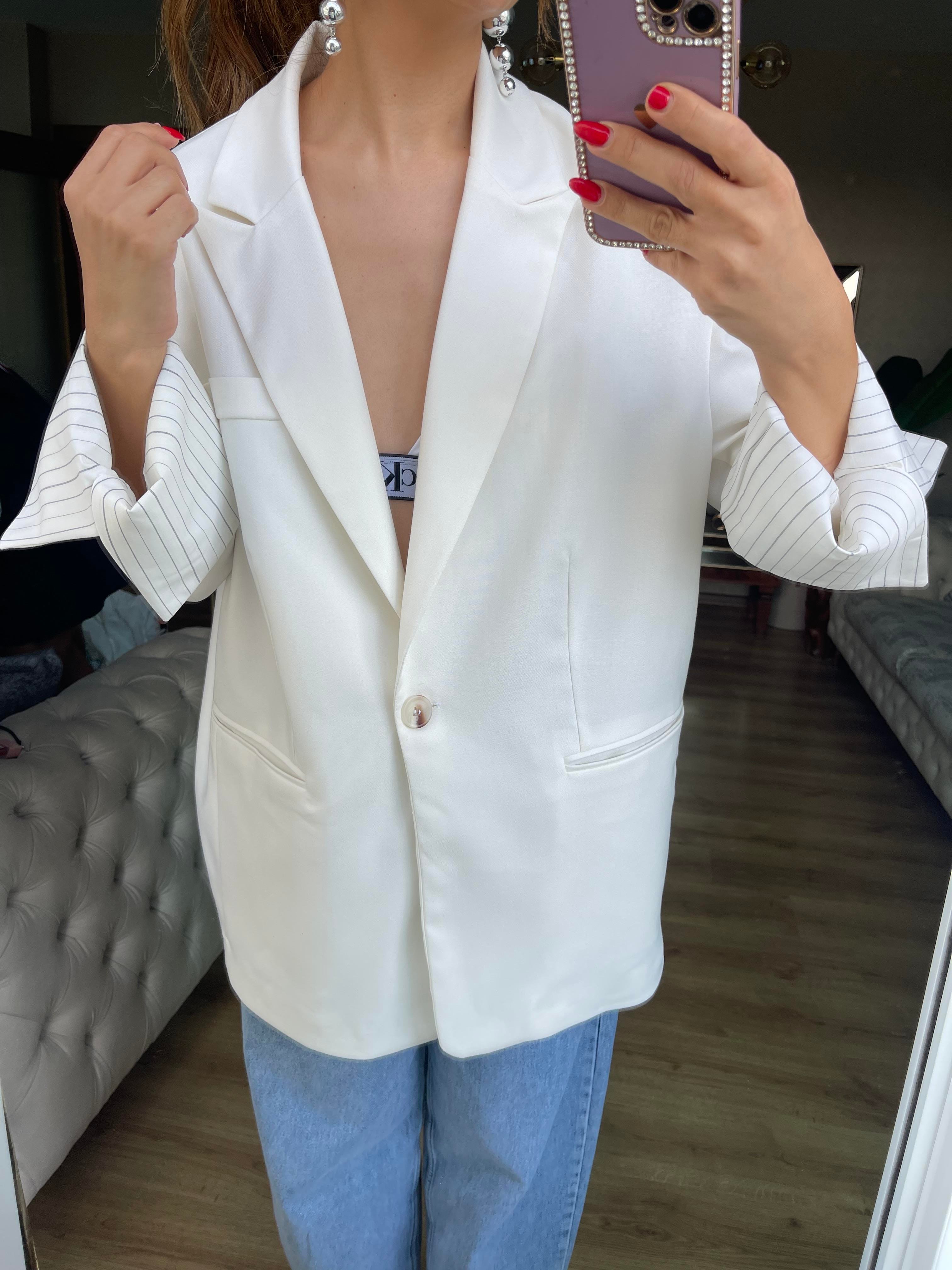 8506 Oversize Blazer Ceket