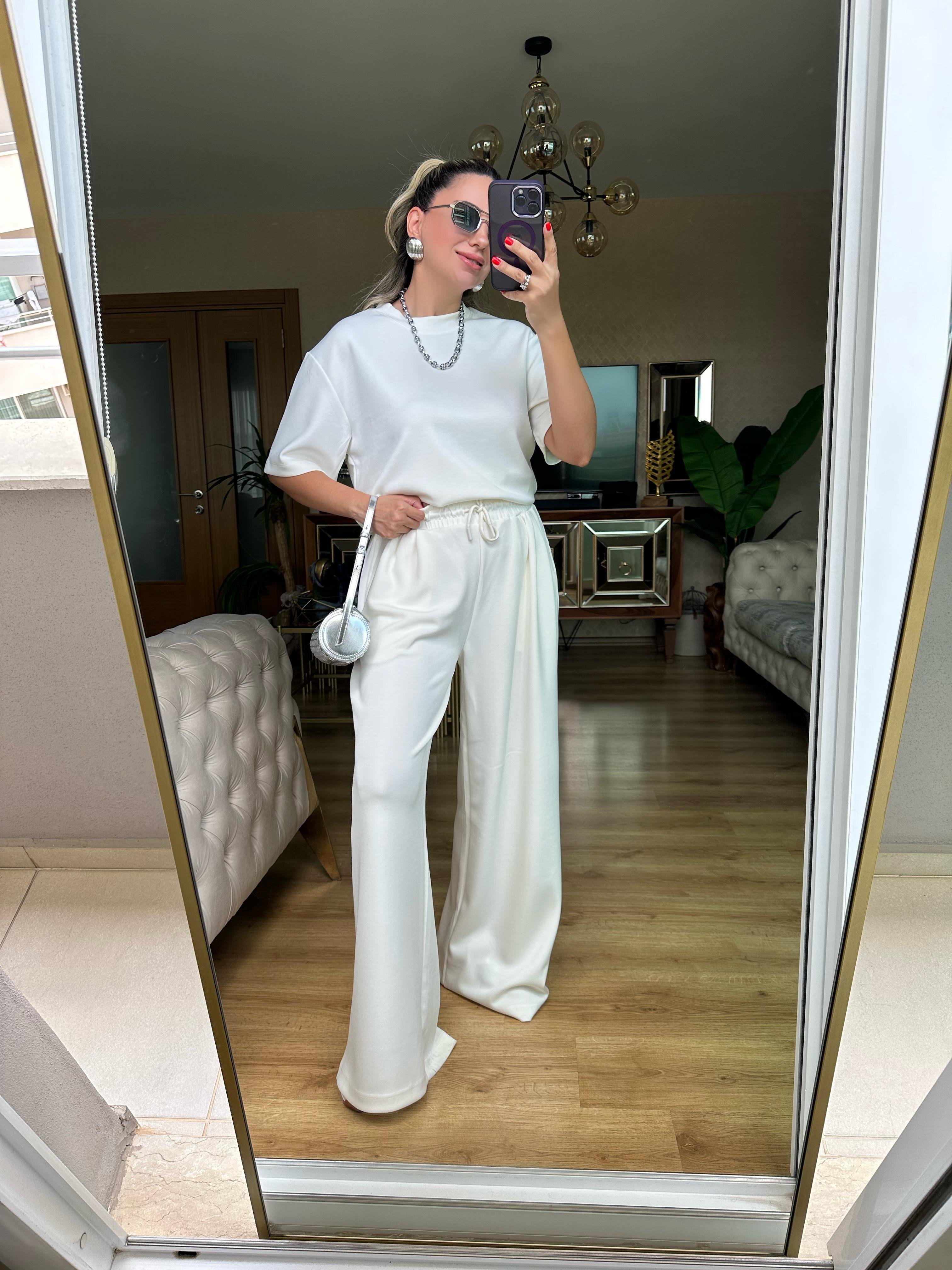 8561 Tshirt Pantolon Modal Takım