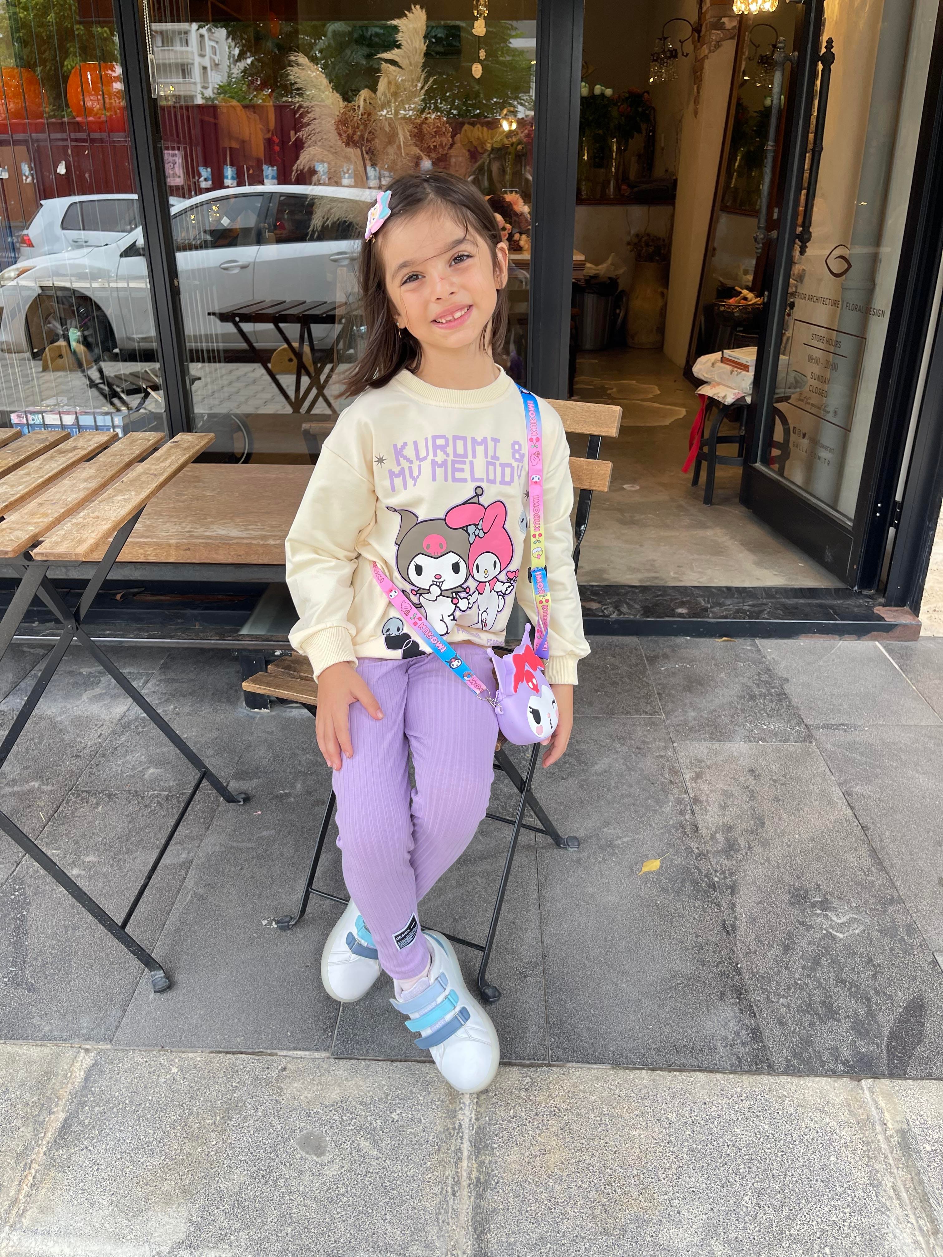 8609 Kids Kuromi Taytlı Takım 3-4/9-10 Yaş