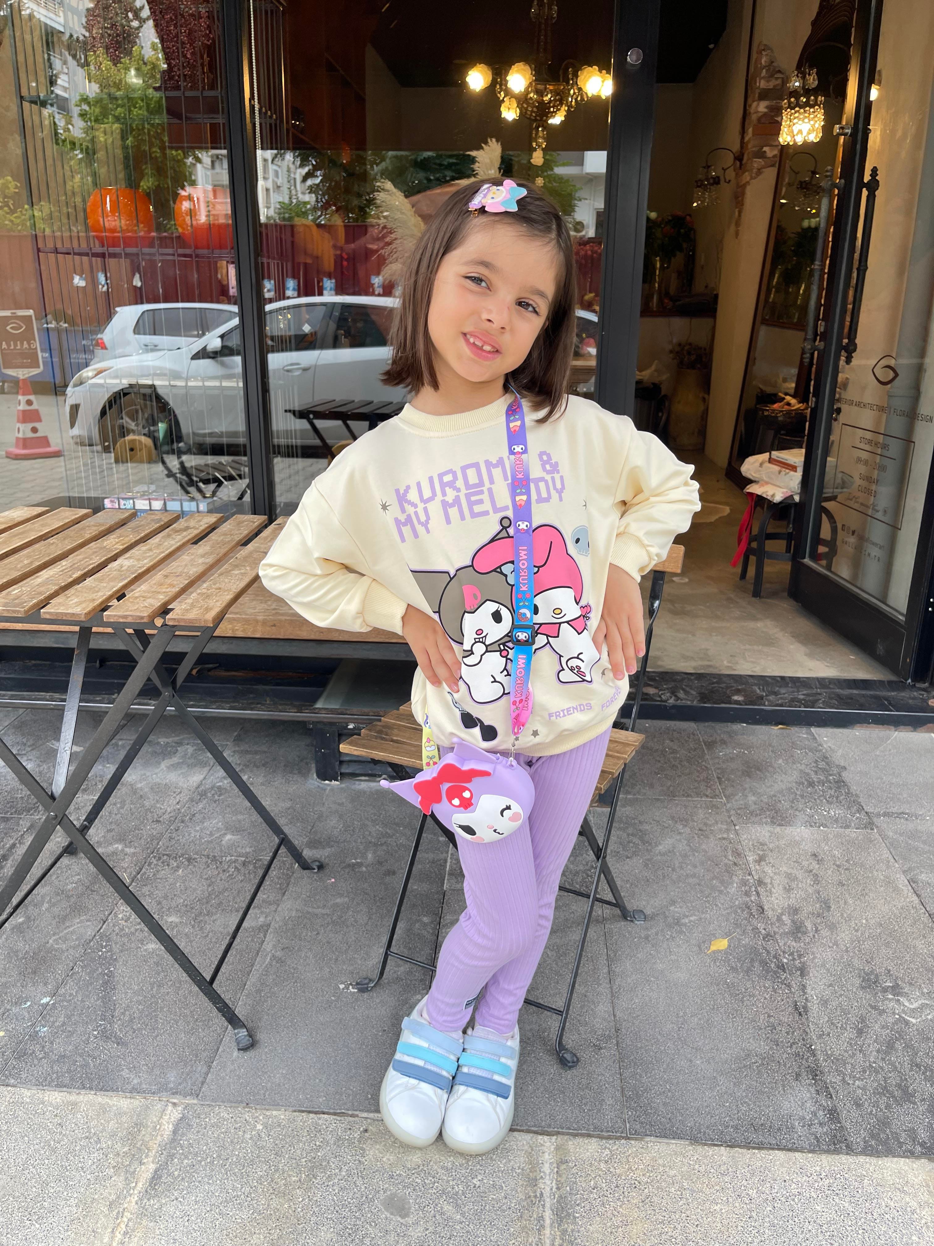 8609 Kids Kuromi Taytlı Takım 3-4/9-10 Yaş