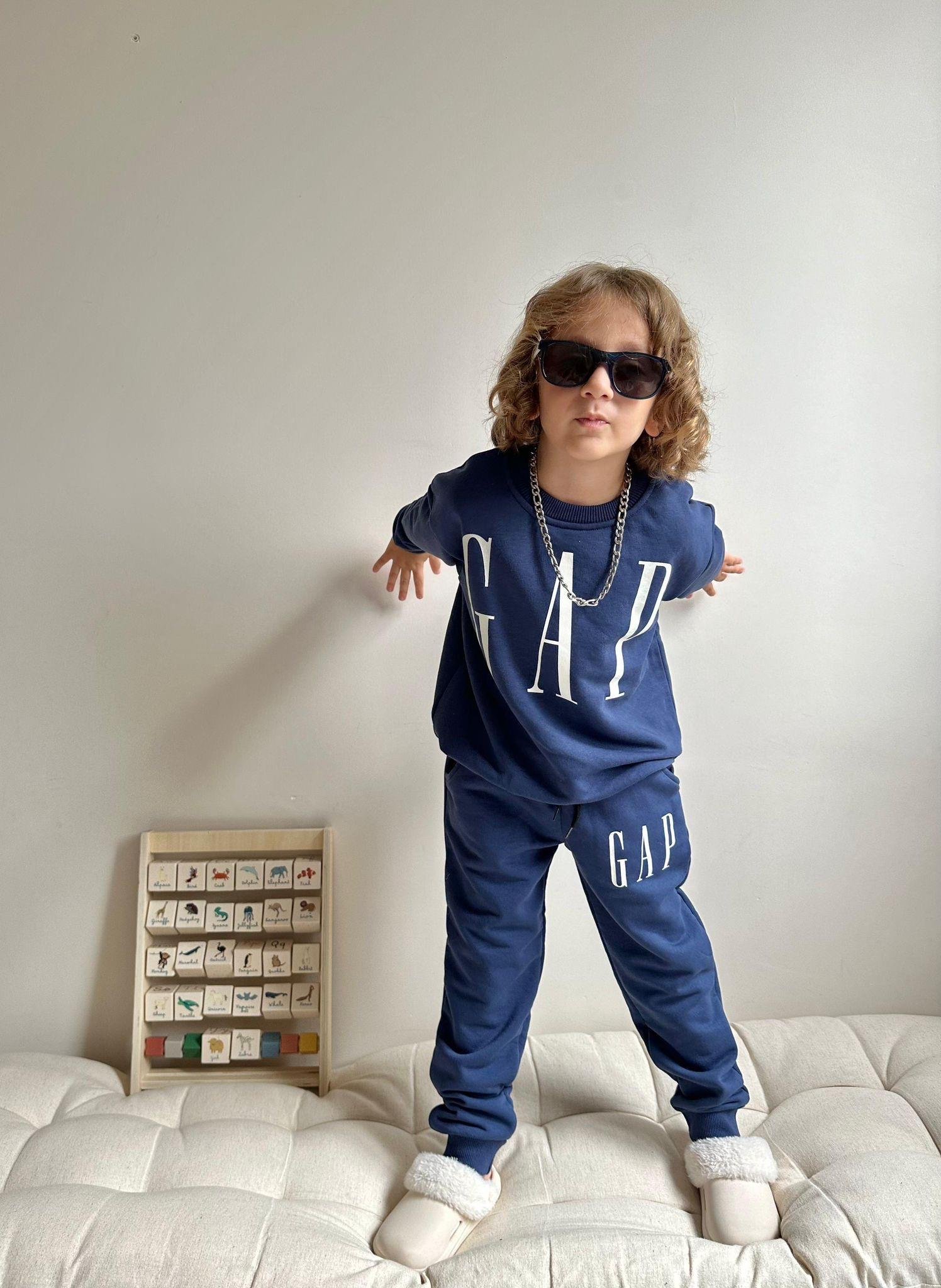 8610 Kids Lacivert Gap Takım 3-4/9-10 yaş