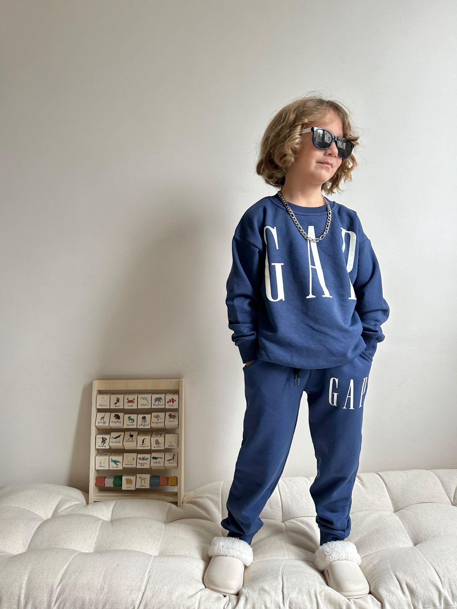 8610 Kids Lacivert Gap Takım 3-4/9-10 yaş