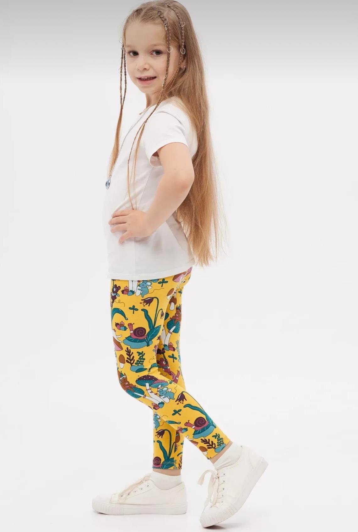 8662 Kids Desenli Tayt 1-12 yaş