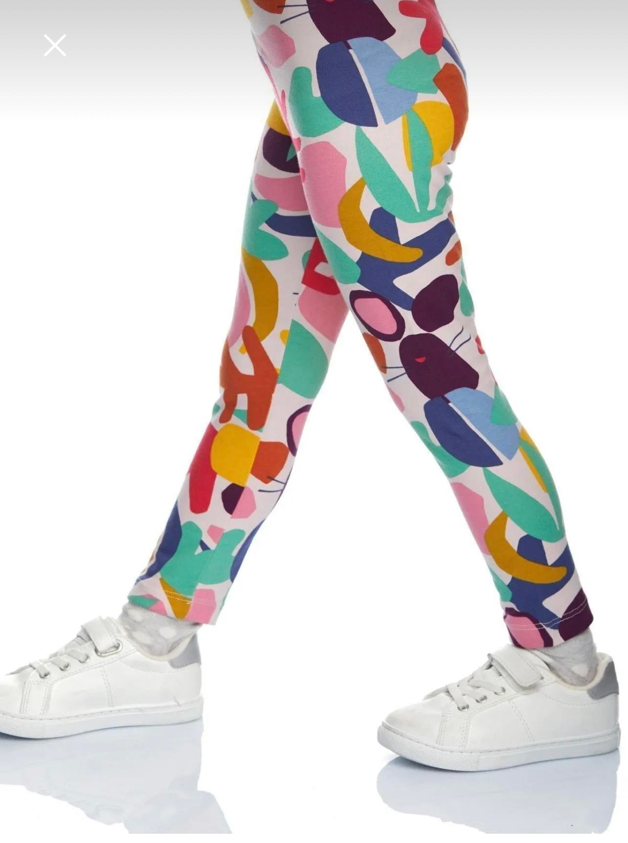 8662 Kids Desenli Tayt 1-12 yaş