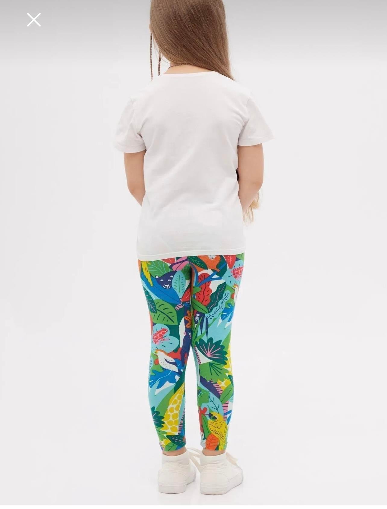 8662 Kids Desenli Tayt 1-12 yaş