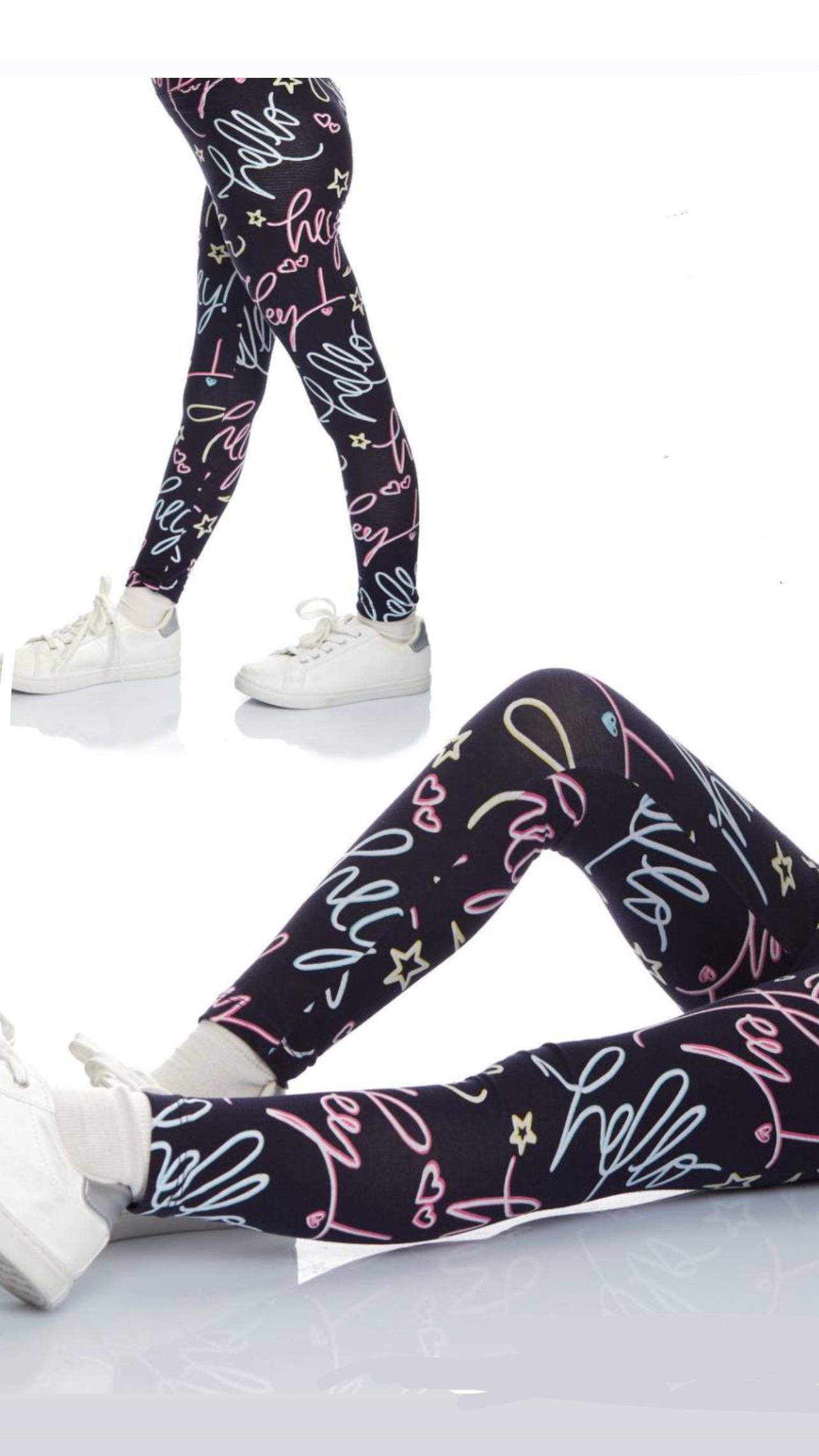 8662 Kids Desenli Tayt 1-12 yaş