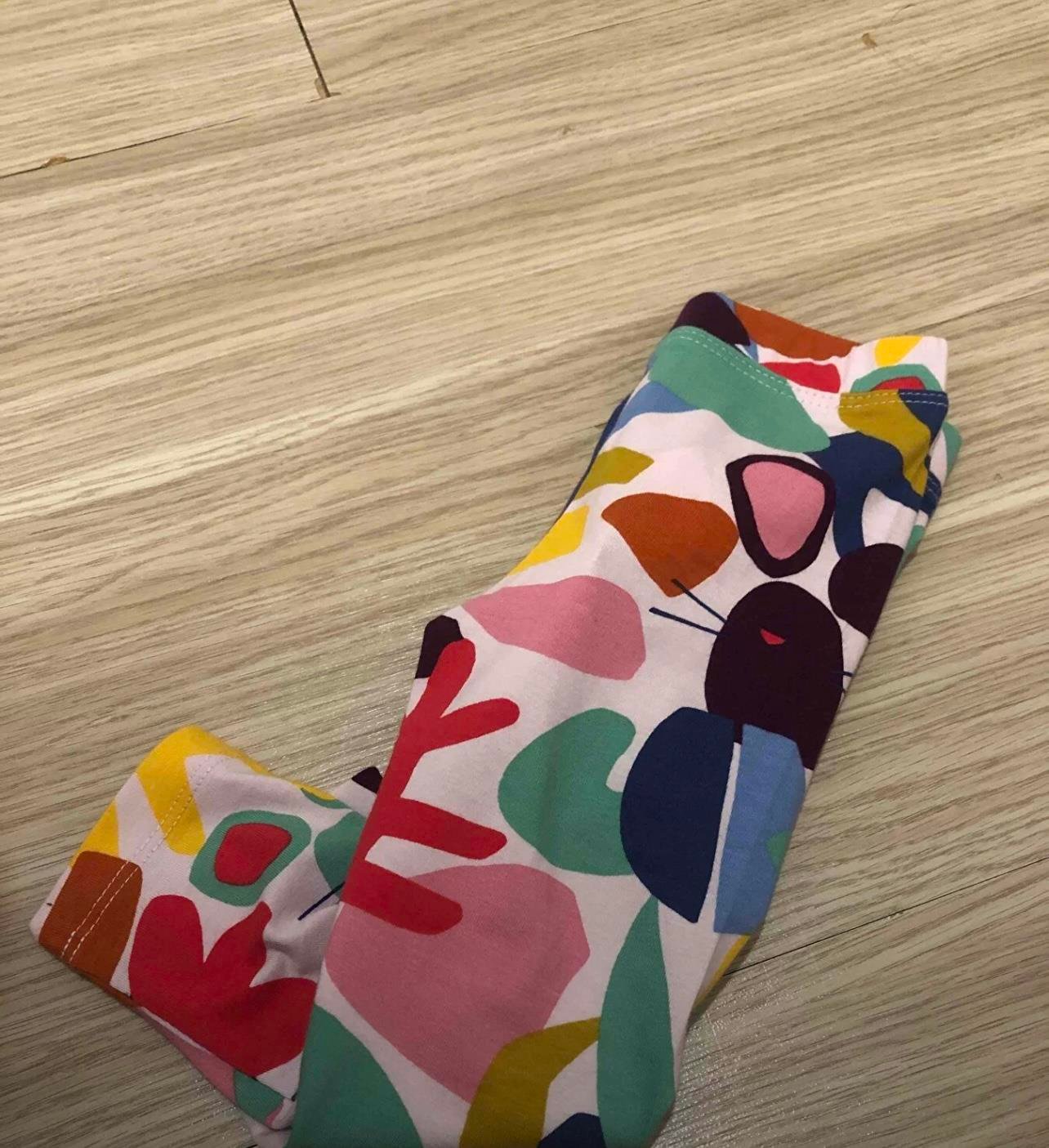 8662 Kids Desenli Tayt 1-12 yaş