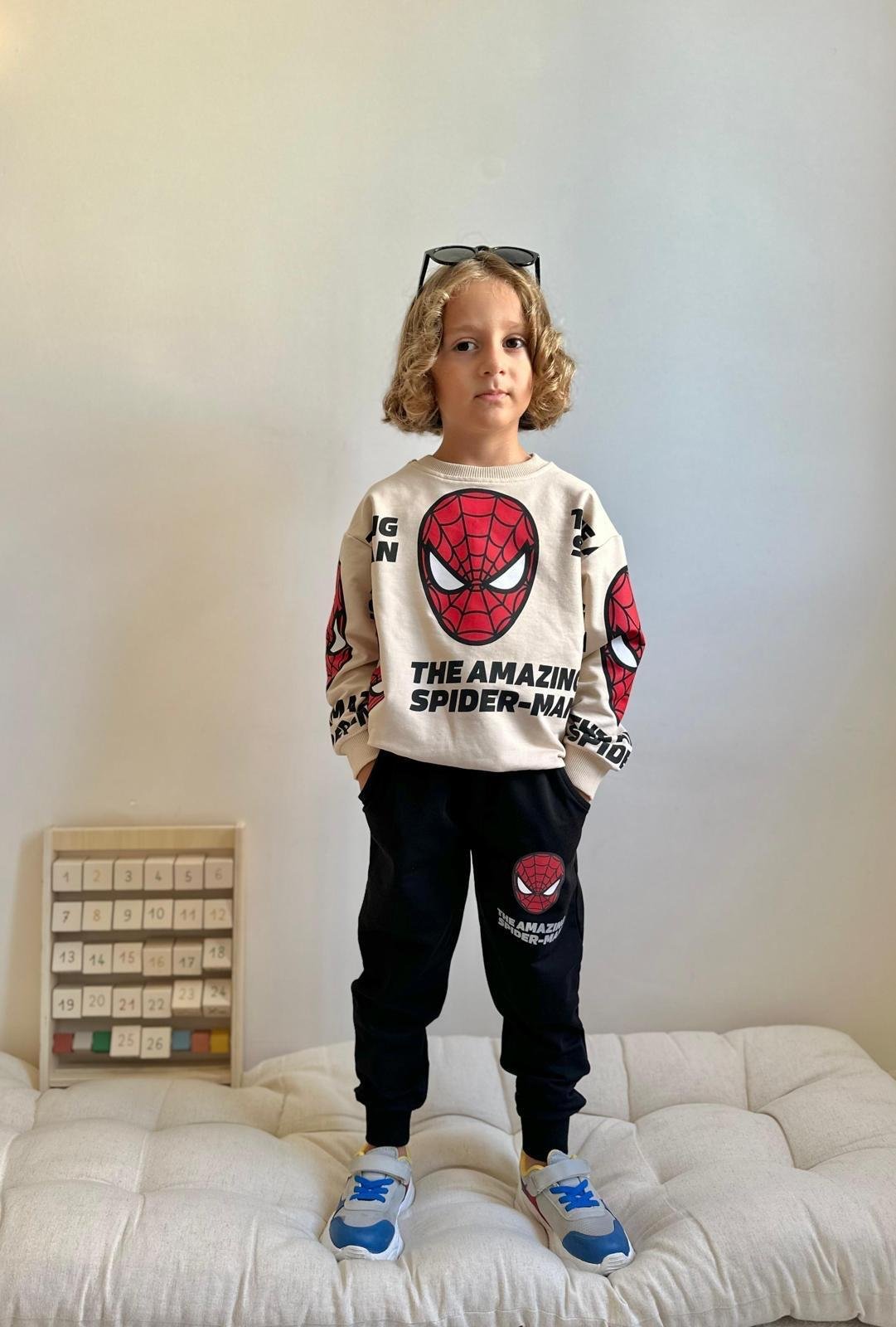 8668 Kids Spiderman Takım 3-4/9-10 yaş