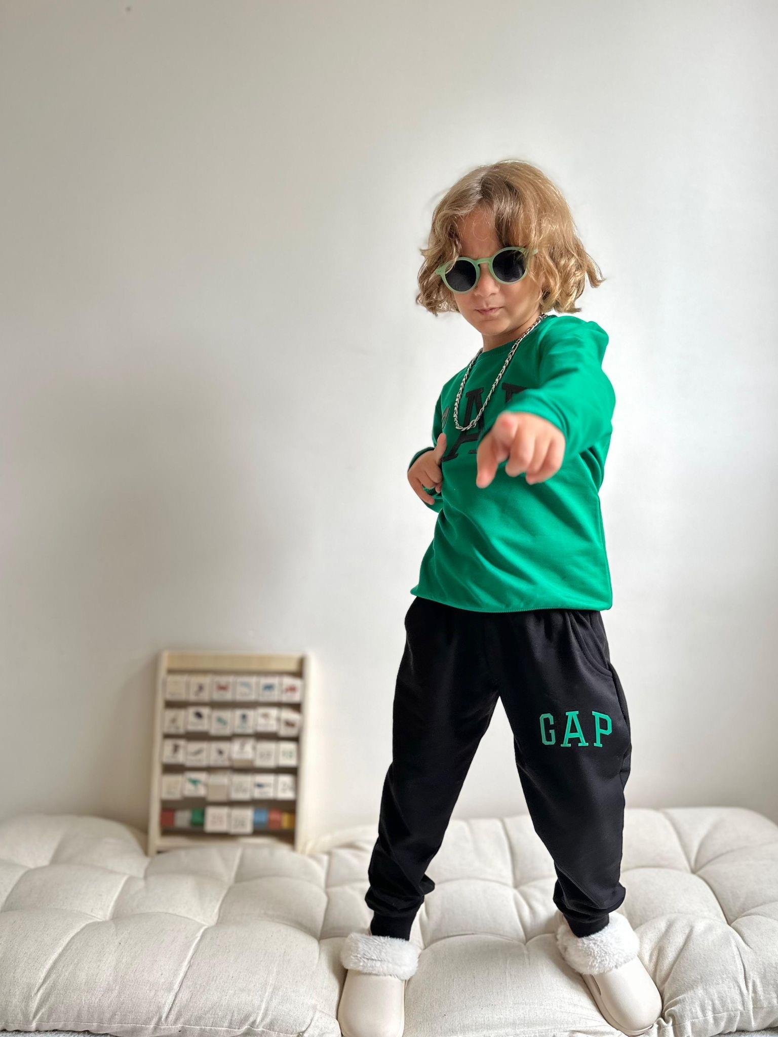 8672 Kids Gap Yeşil Takım 5-6/13-14 yaş