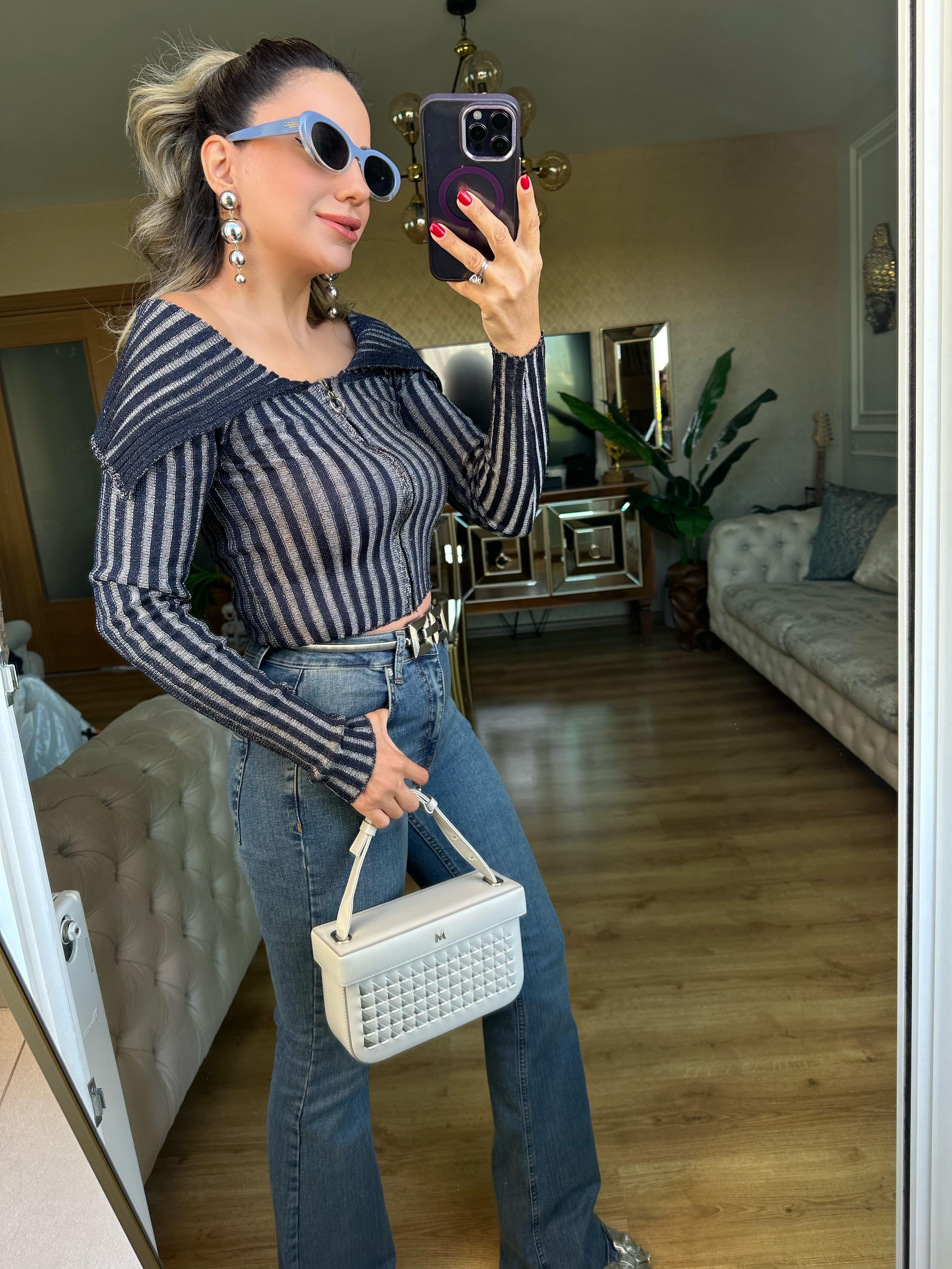 8701 Degaje Yaka Hırka