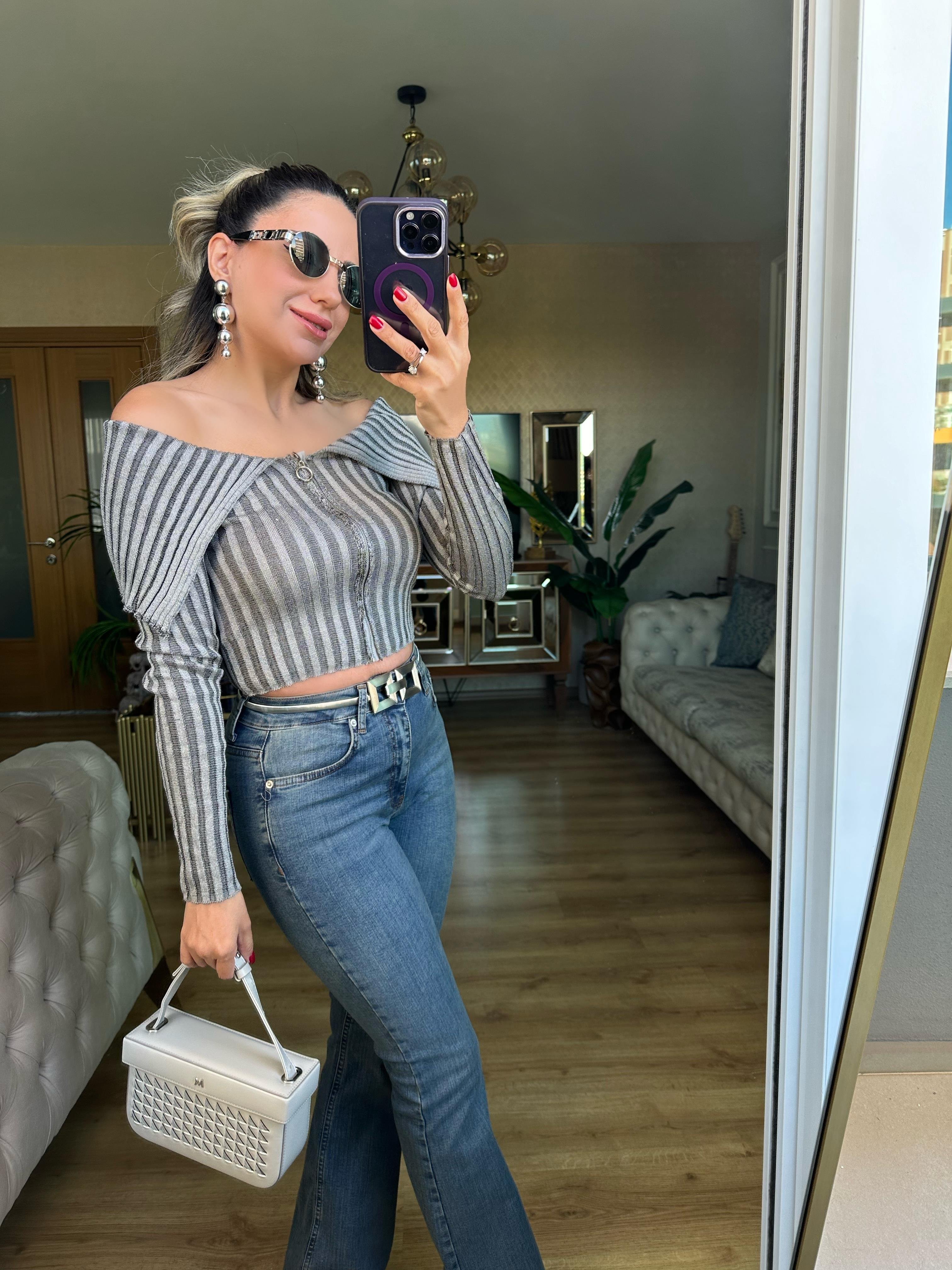 8701 Degaje Yaka Hırka