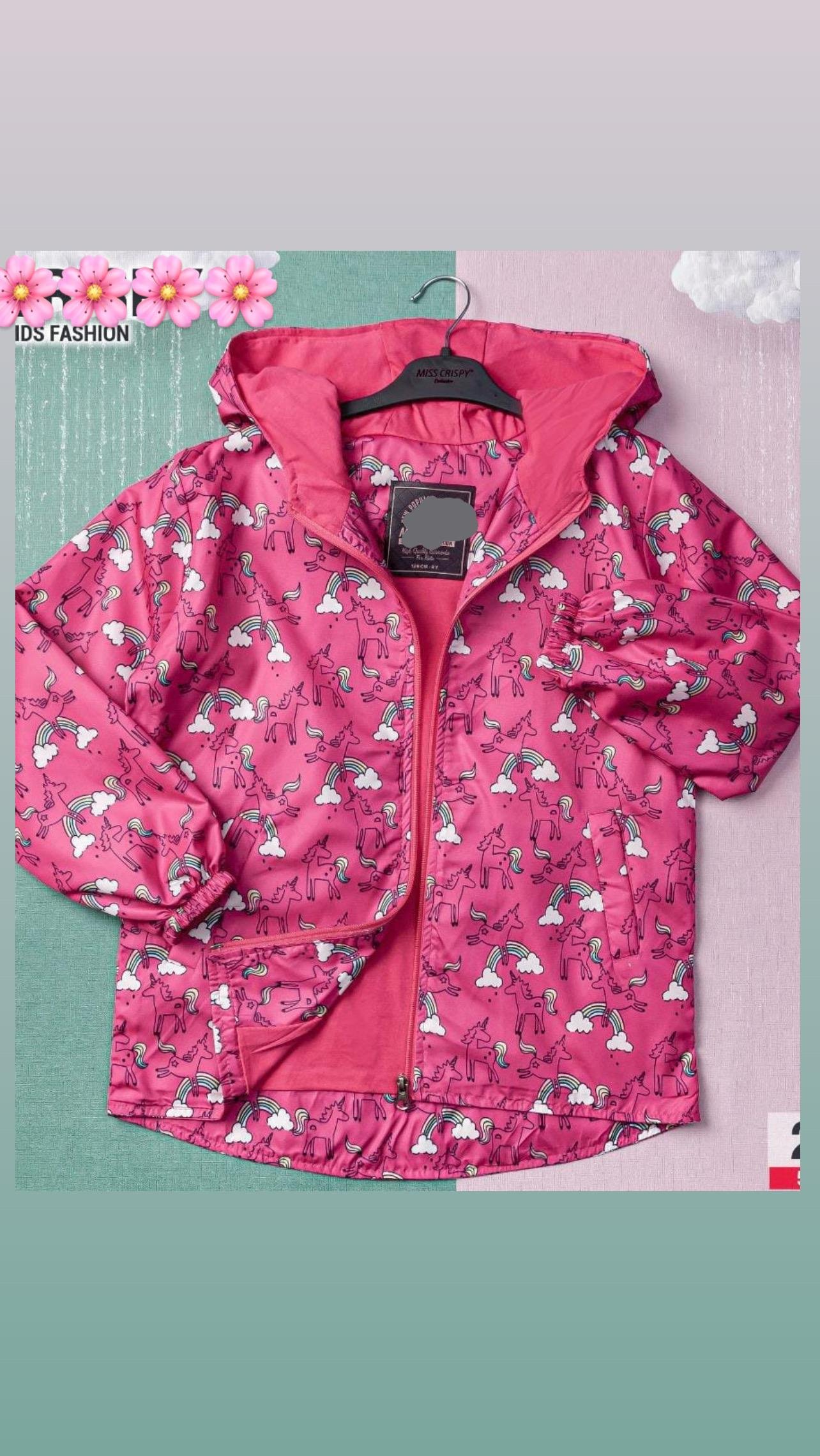 8760 Kids Rainbow Detaylı Yağmurluk 5-8 Yaş