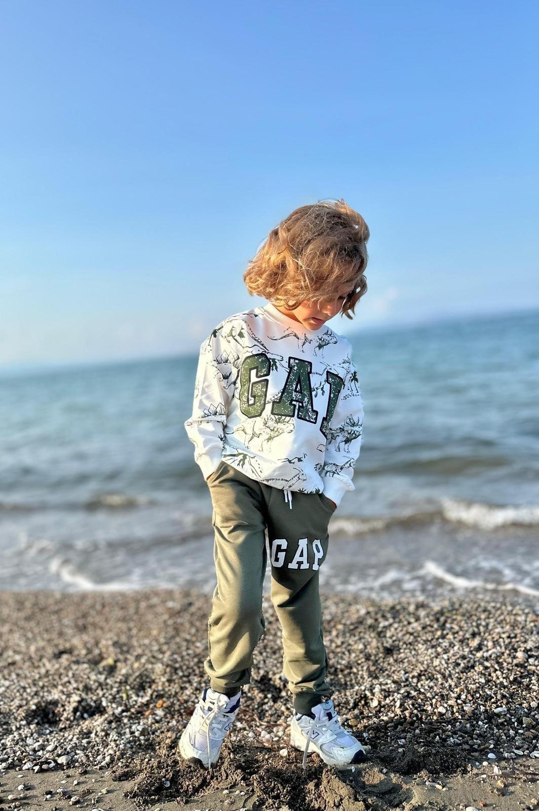 8778 Kids Gap Dinazor Eşofman Takım 3-4/9-10 Yaş