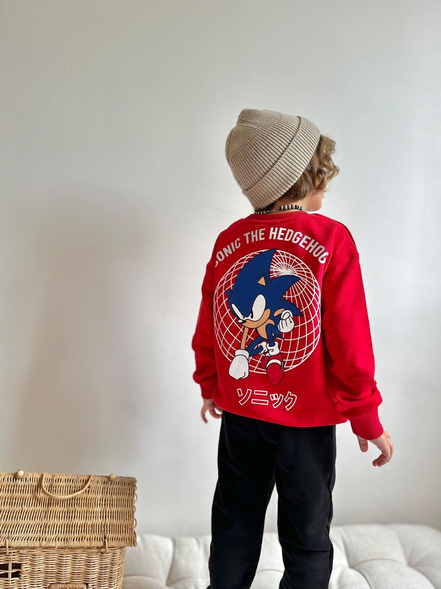 8780 Kids Sonic Eşofman Takım 3-4/9-10 Yaş
