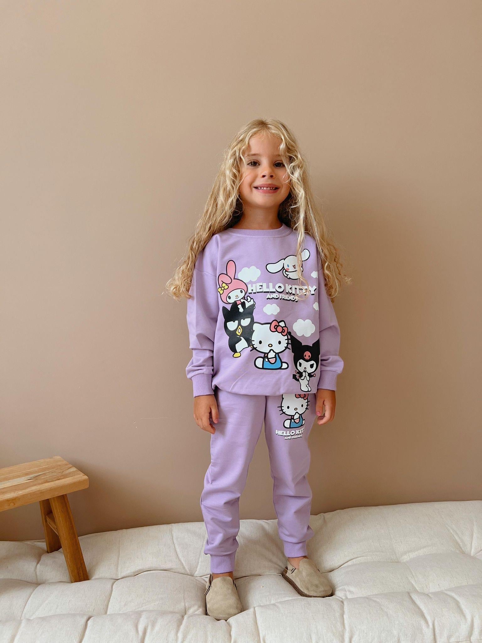 8799 Kids Hello Ki. Baskılı Takım 3-4/9-10 Yaş