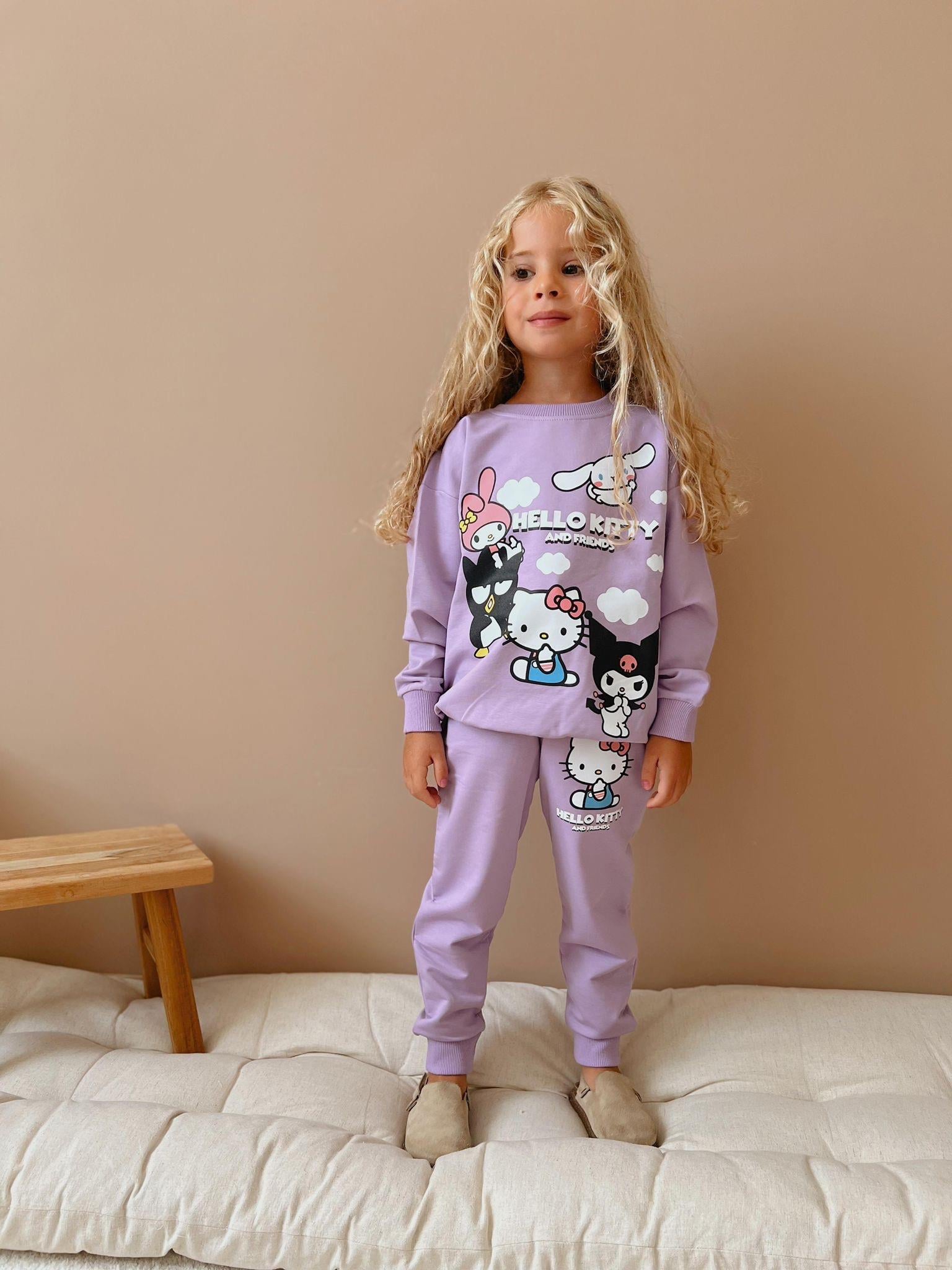8799 Kids Hello Ki. Baskılı Takım 3-4/9-10 Yaş
