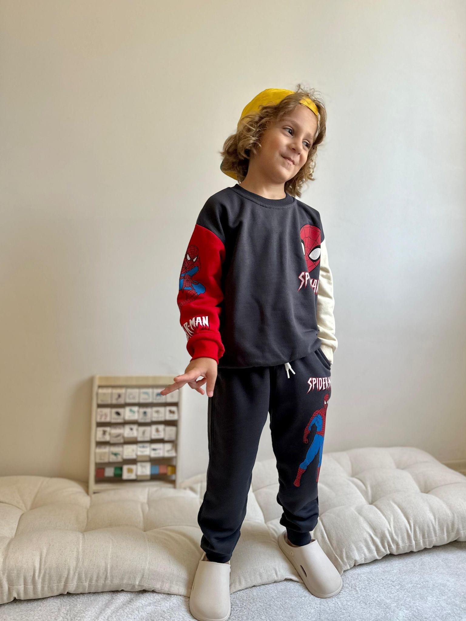 8802 Kids Spider-Man Baskılı Takı  3-4/9-10 Yaş