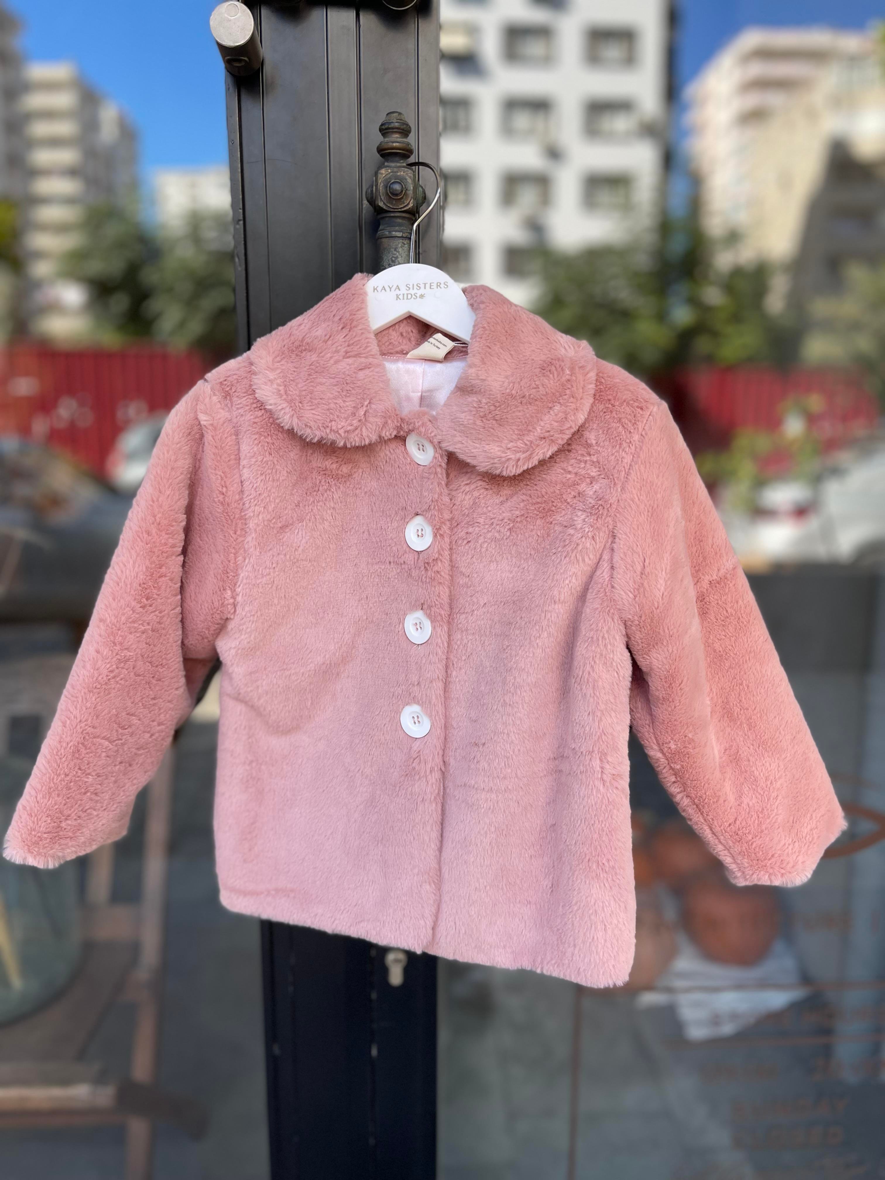 8804 Kids Peluş Mont 1-2/5-6 Yaş