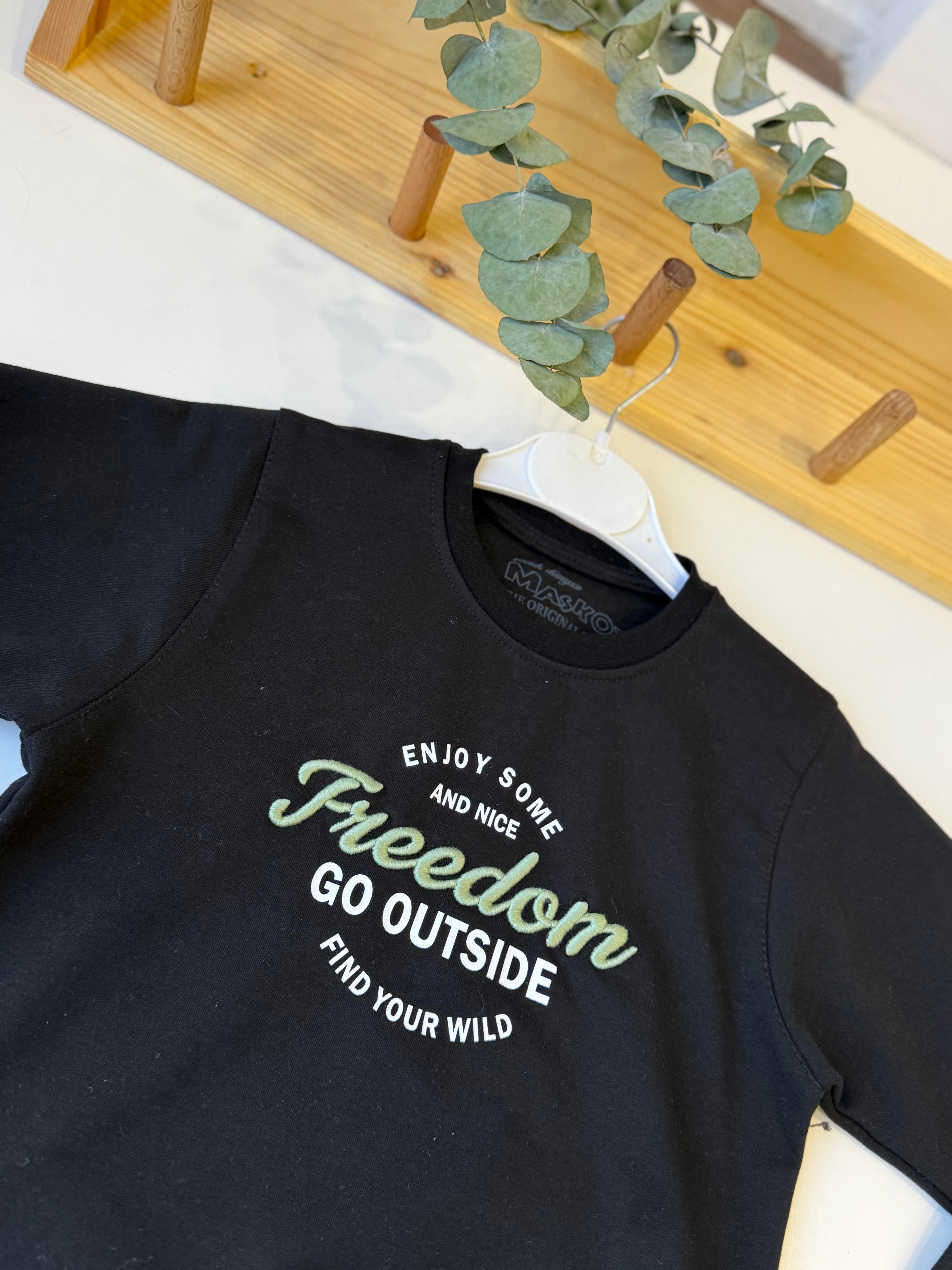 8810 Kids Enjoy Some Baskılı Sweatshirt 5-8 Yaş