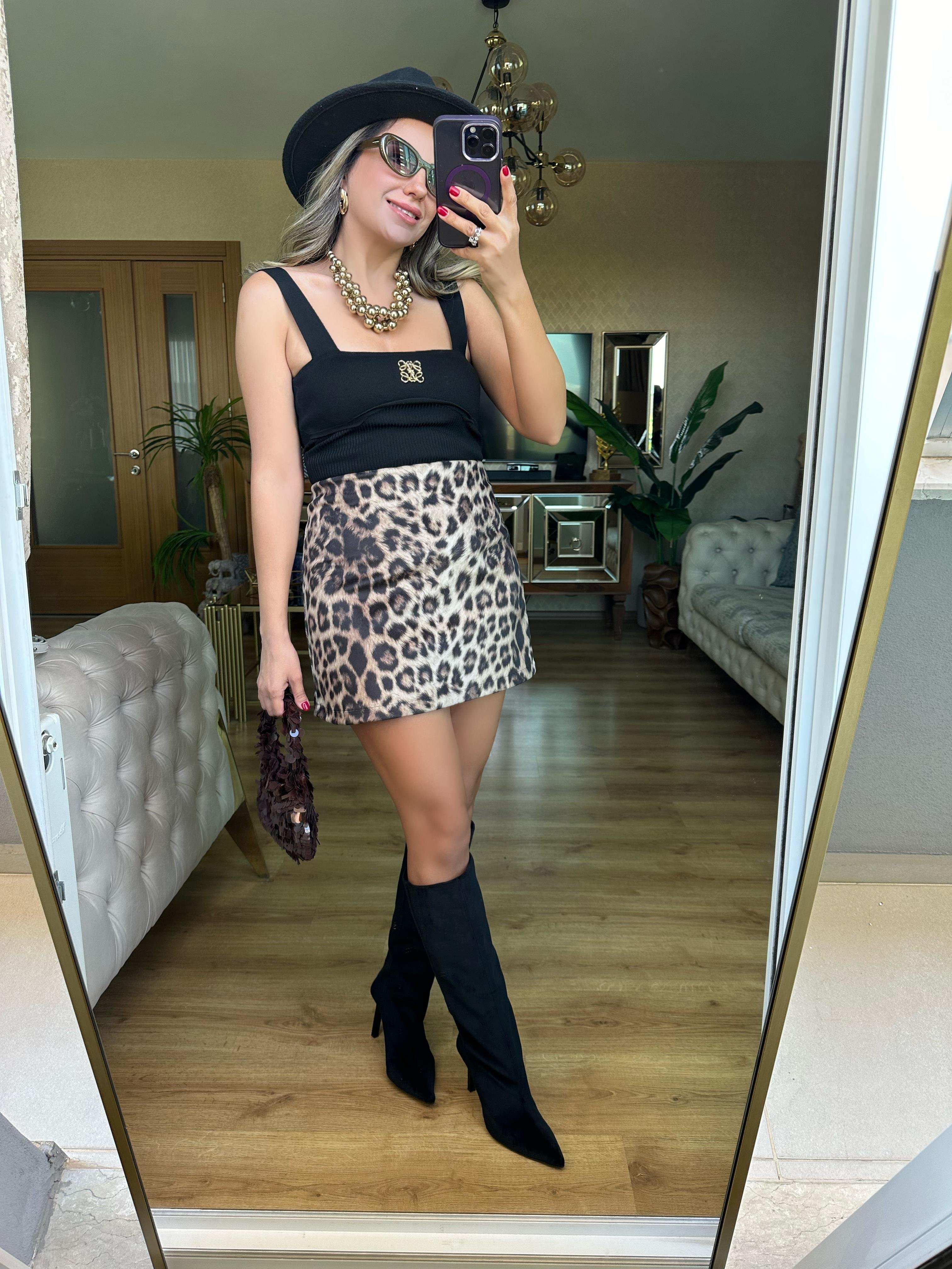 8811 Leopar Mini Etek