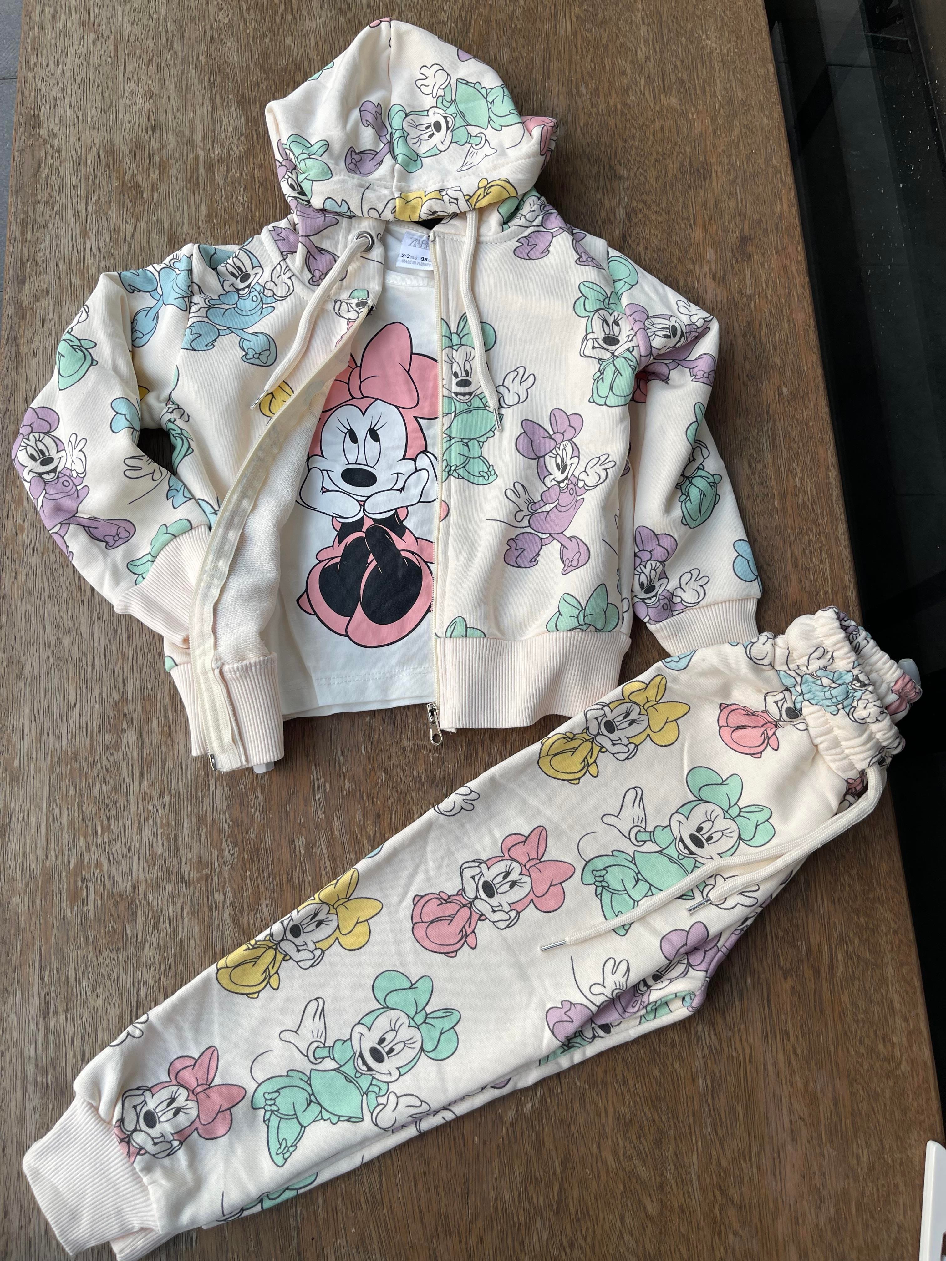 8852 Kids Minnie 3 lü Takım 2-3 /7-8 Yaş